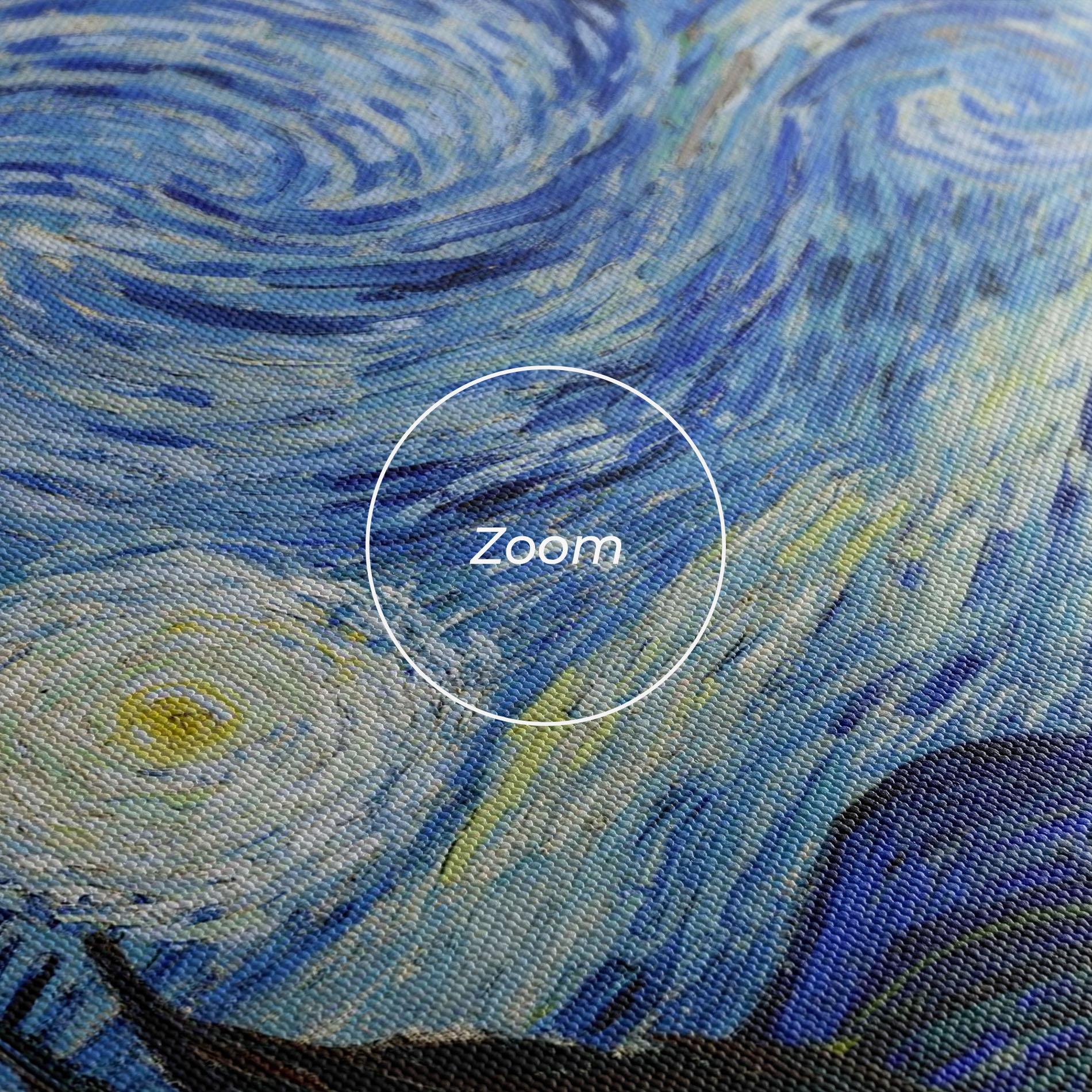 Картина на платно The Starry Night mockup 3