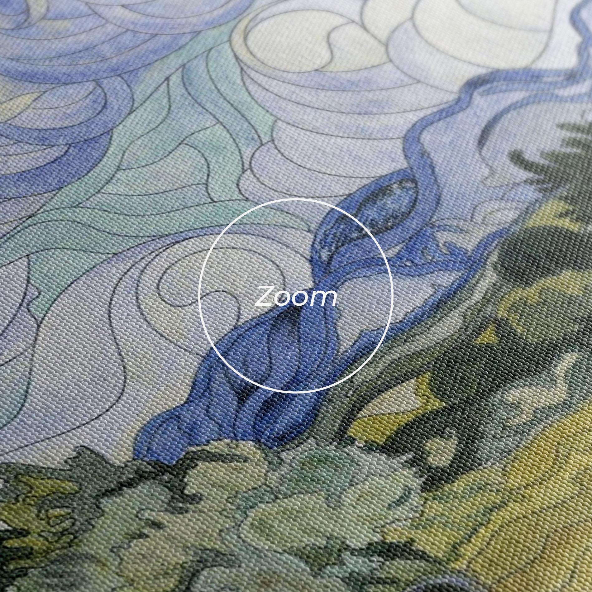 Картина на платно Wheat Field Cypresses mockup 3