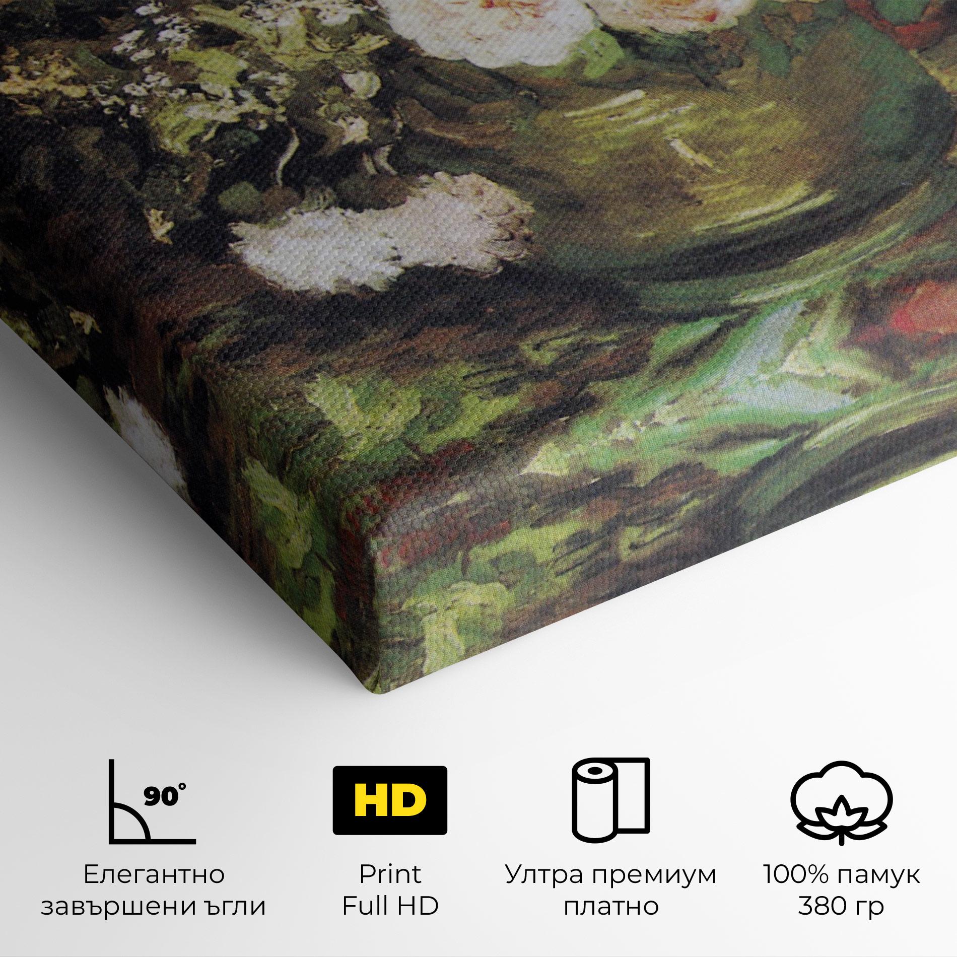 Картина на платно Bowl With Sunflowers mockup 4