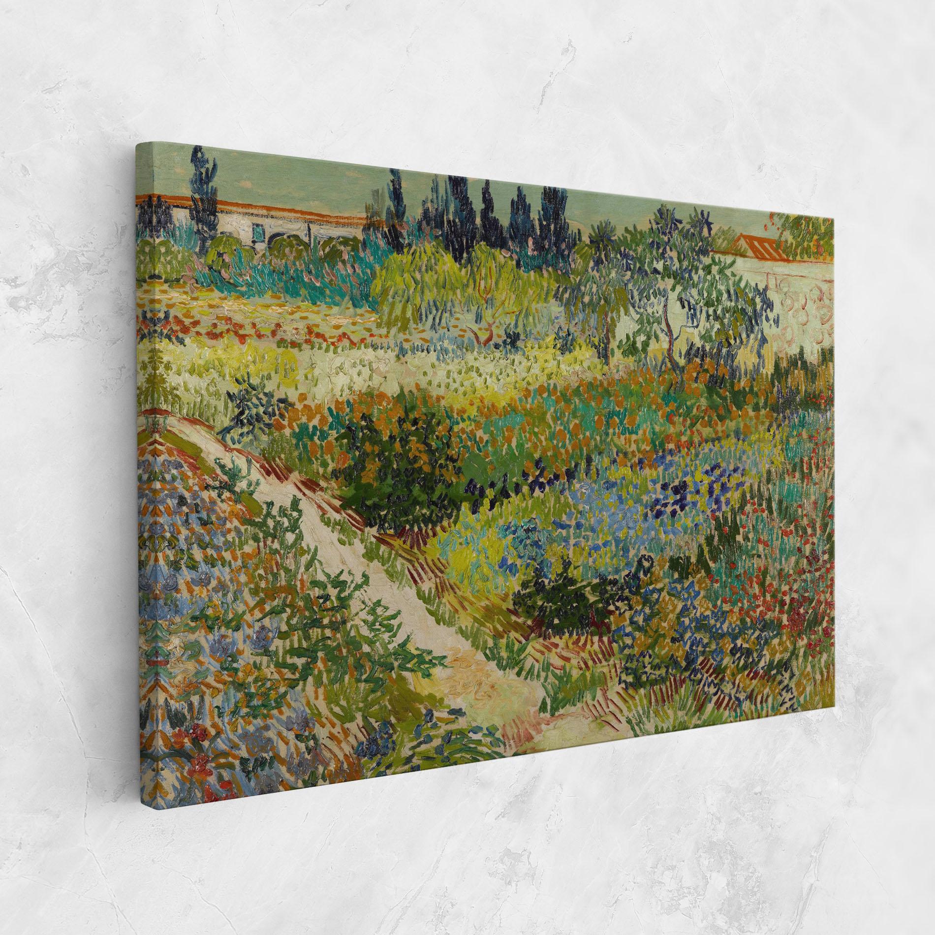 Картина на платно Garden At Arles mockup 1