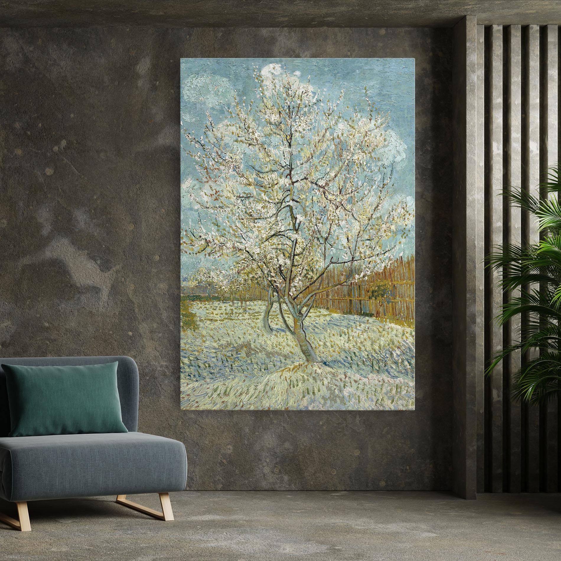 Картина на платно De Roze Perzikboom mockup 7