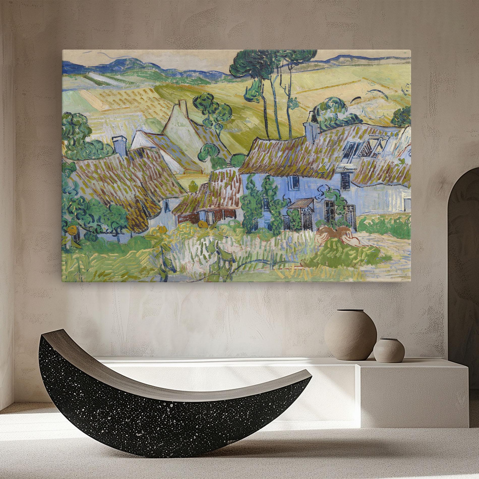 Картина на платно Farms Near Auvers mockup 8