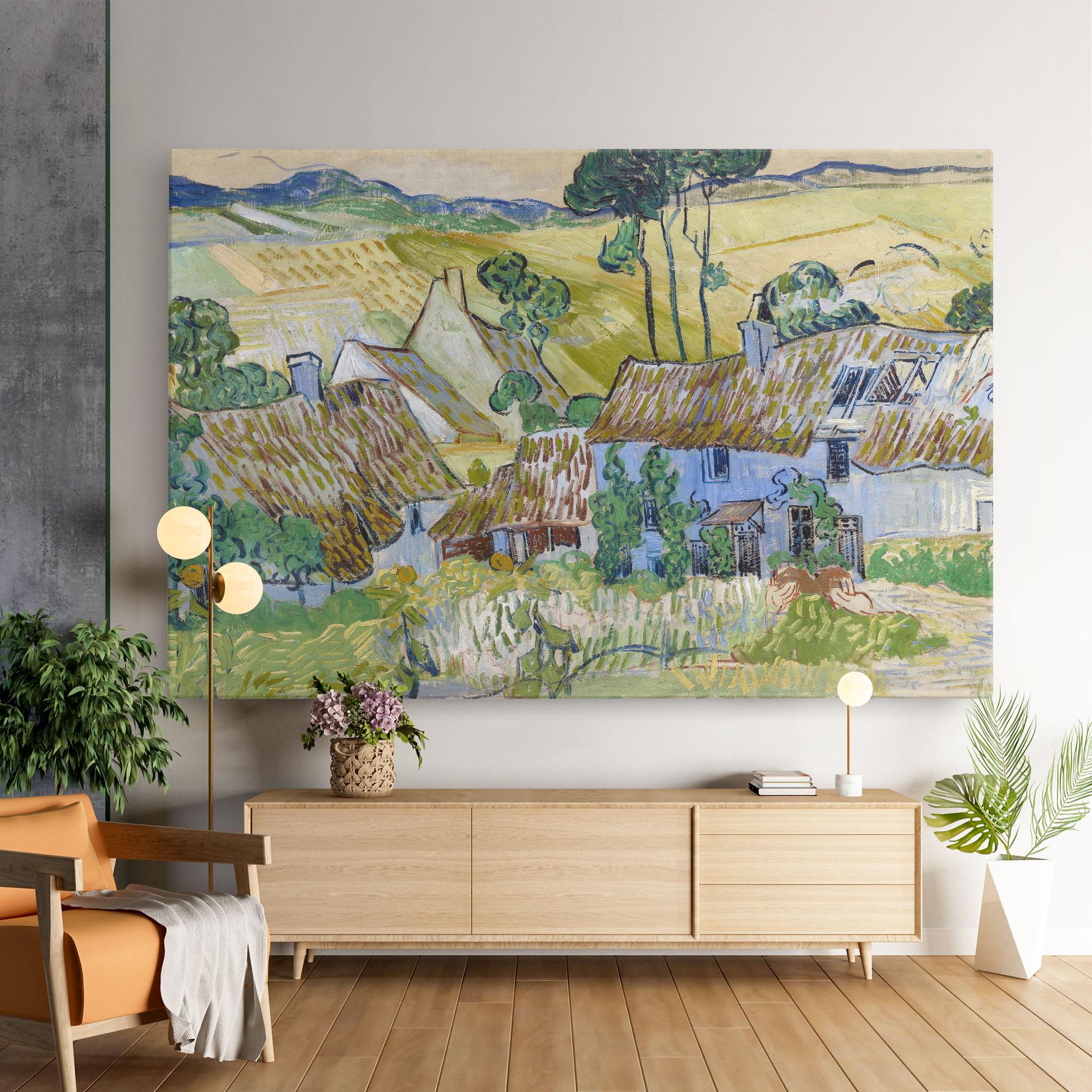 Картина на платно Farms Near Auvers mockup 9