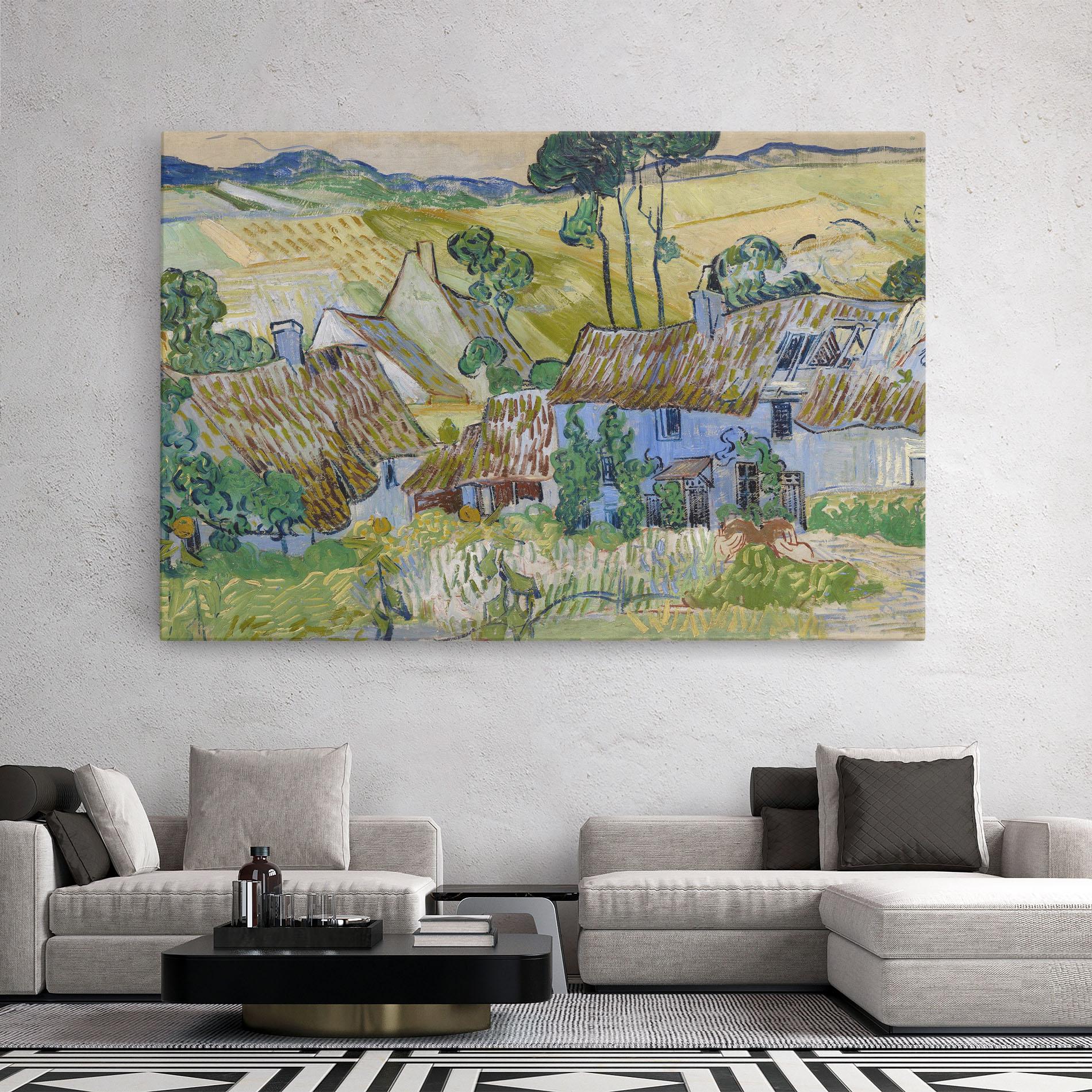 Картина на платно Farms Near Auvers mockup 2