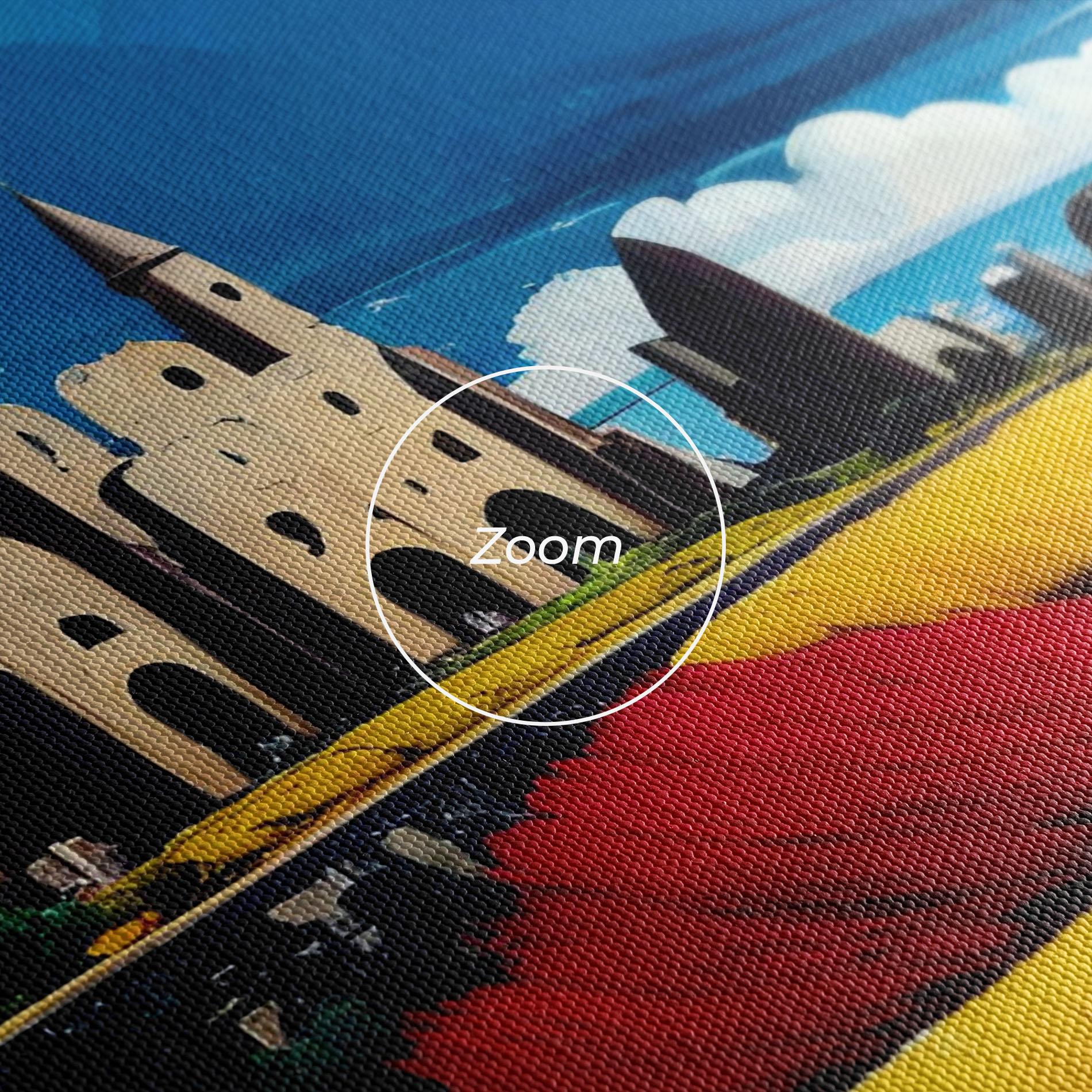 Картина на платно Antique Building Art mockup 3