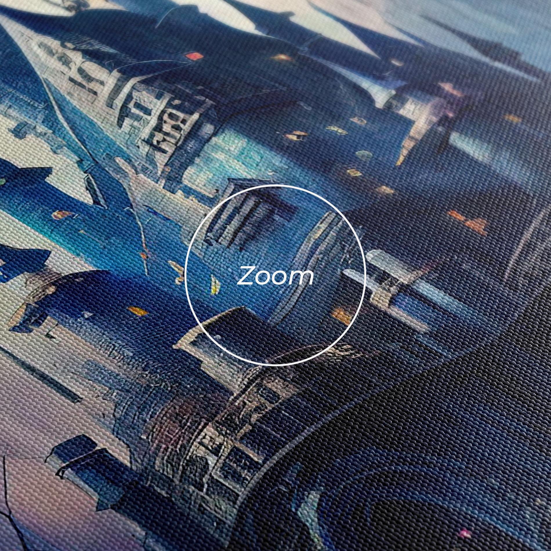 Картина на платно Blue Art Castle mockup 3