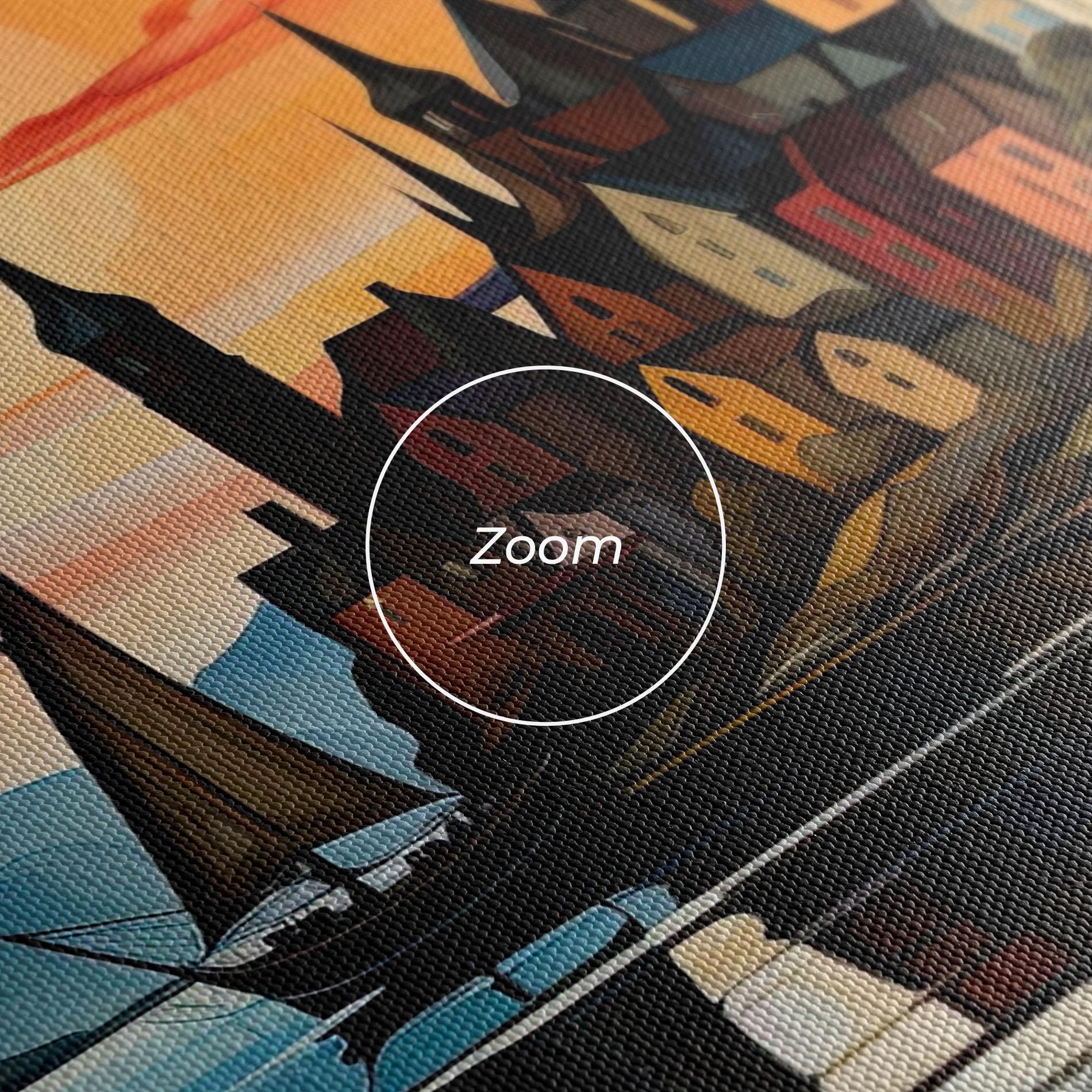 Картина на платно Castle Painting mockup 3