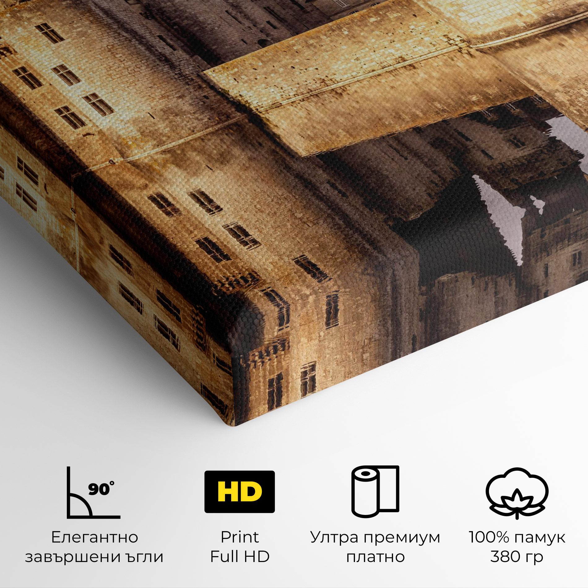 Картина на платно Chateau Castle mockup 4