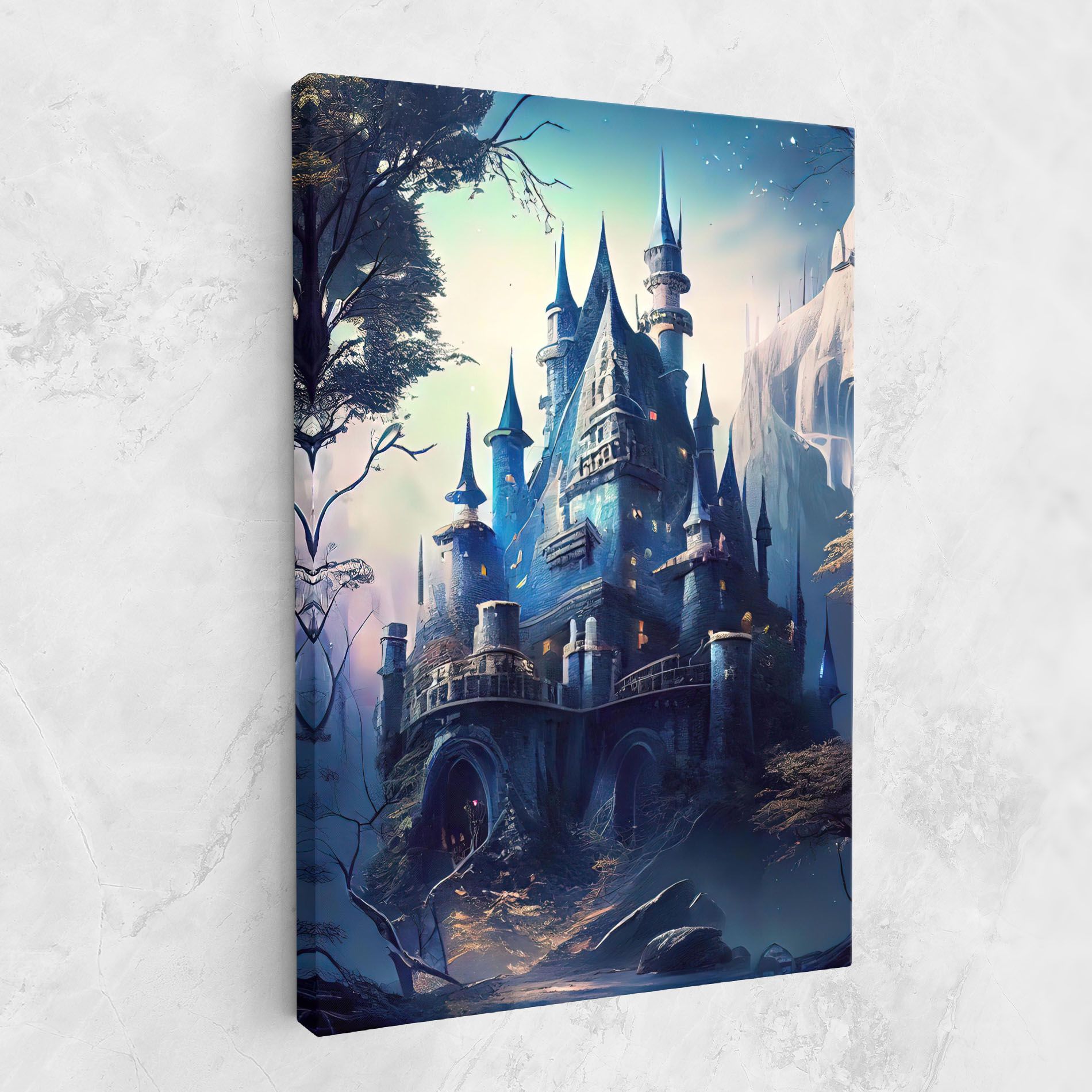 Blue Art Castle mockup 1
