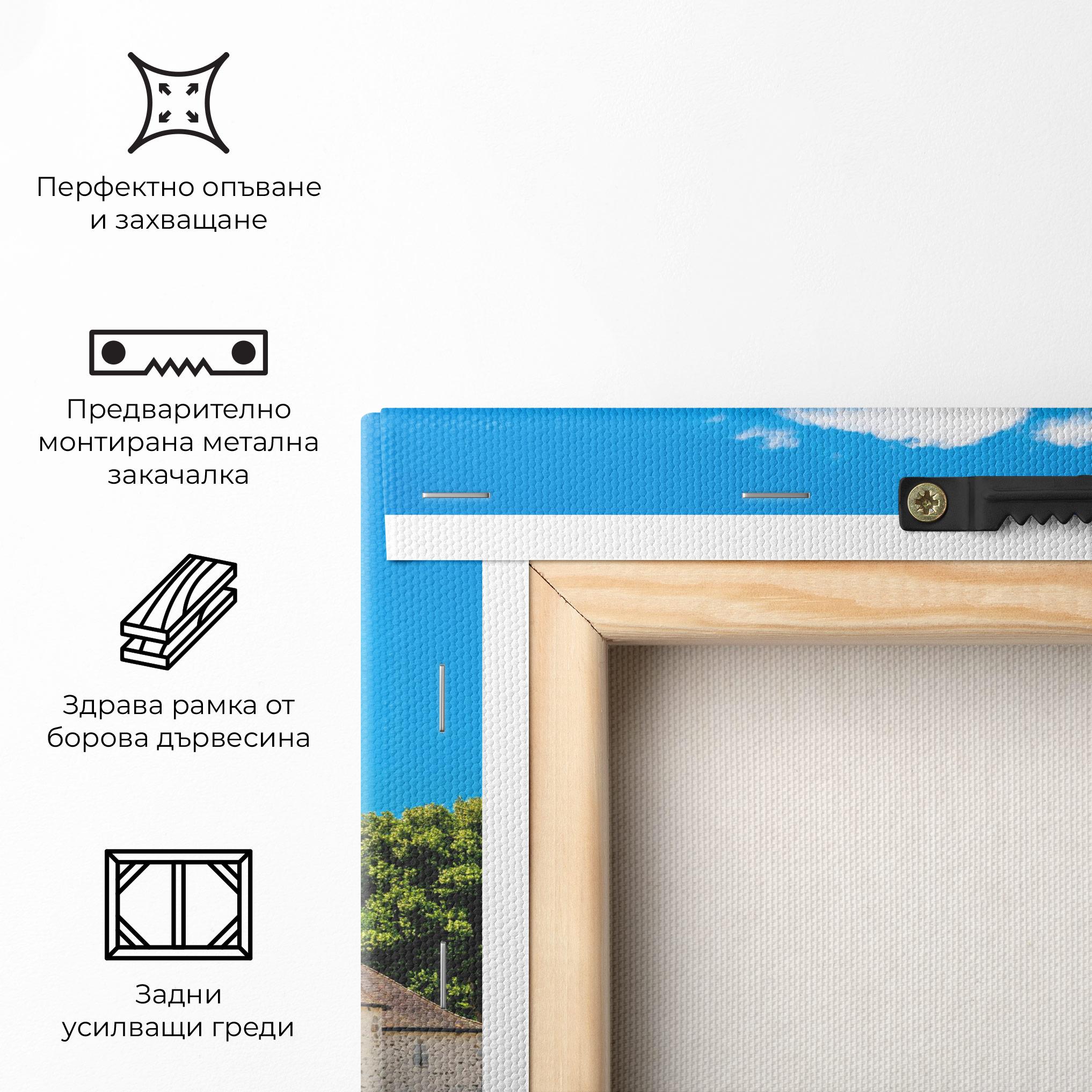 Картина на платно Medieval Castle France mockup 5