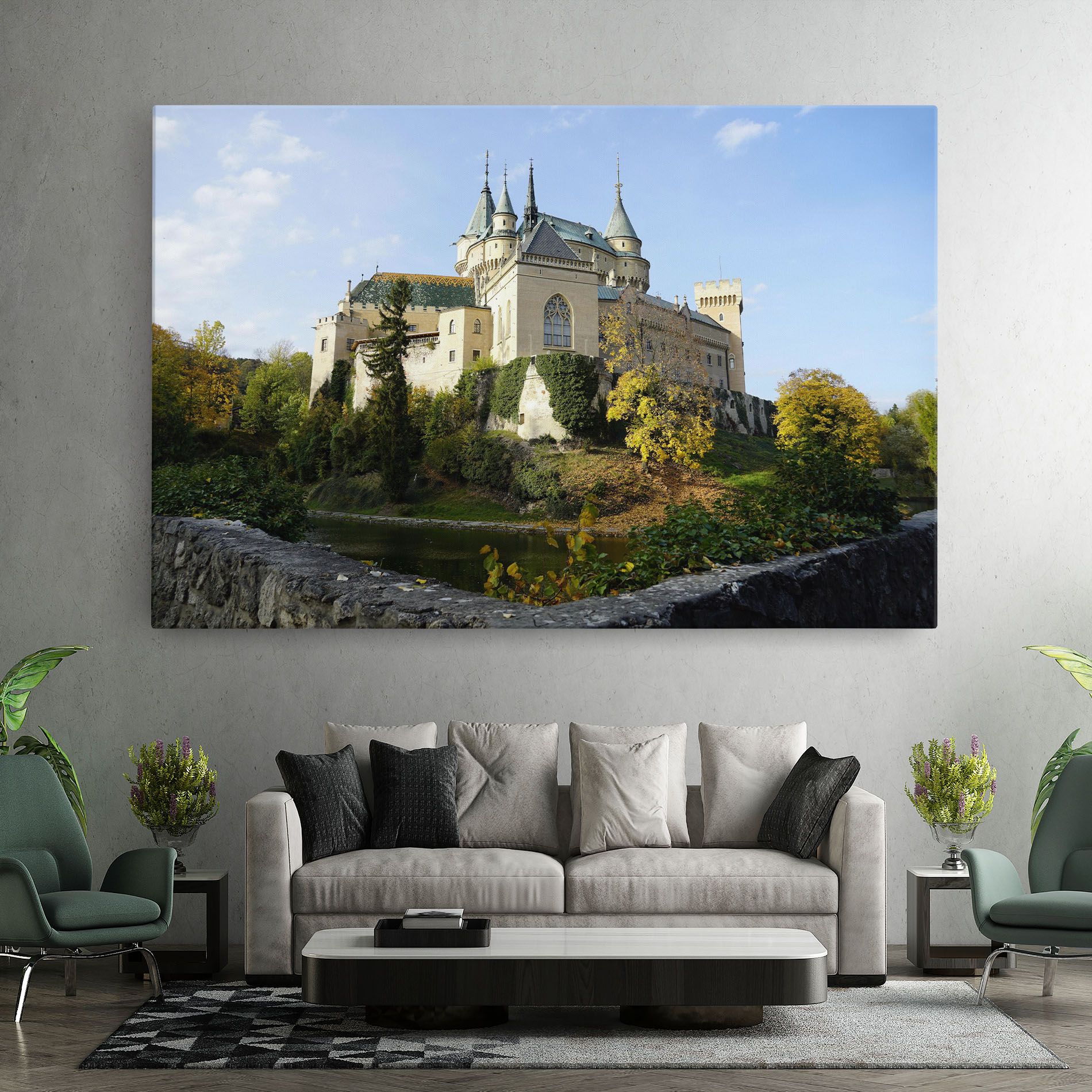 Bojnice Castle Slovakia mockup 7