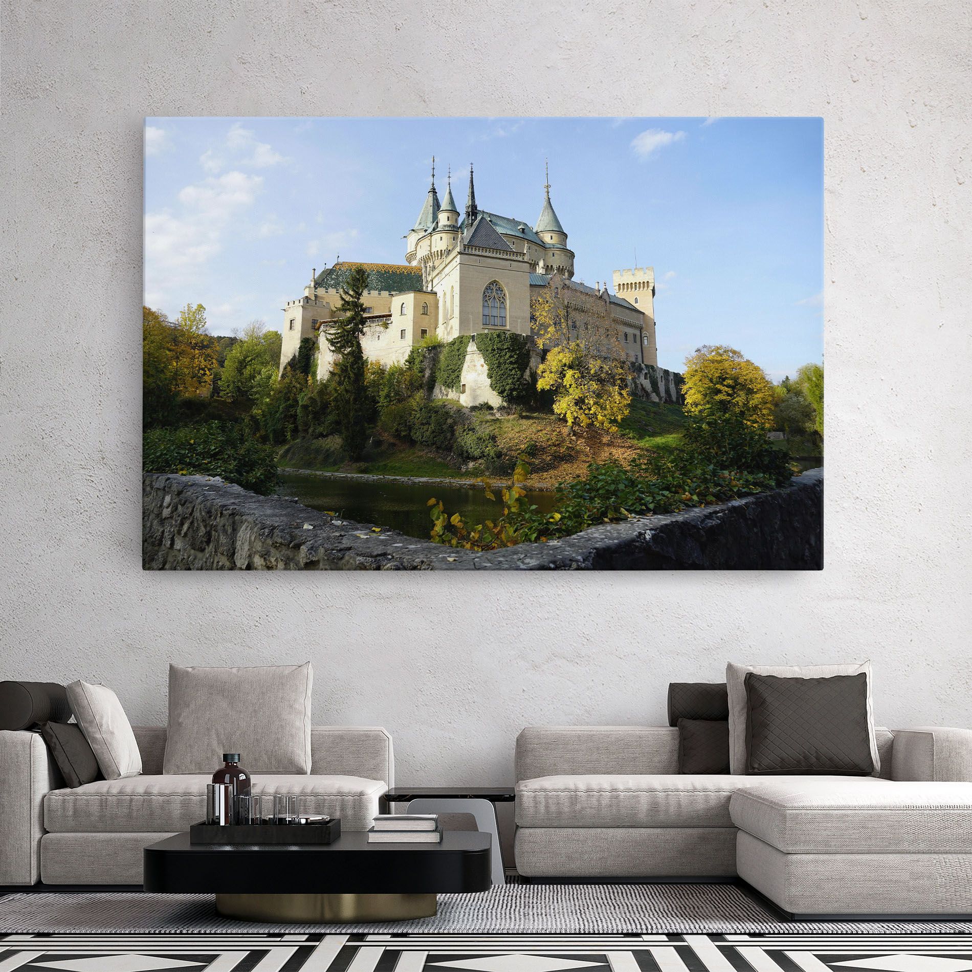 Bojnice Castle Slovakia mockup 2