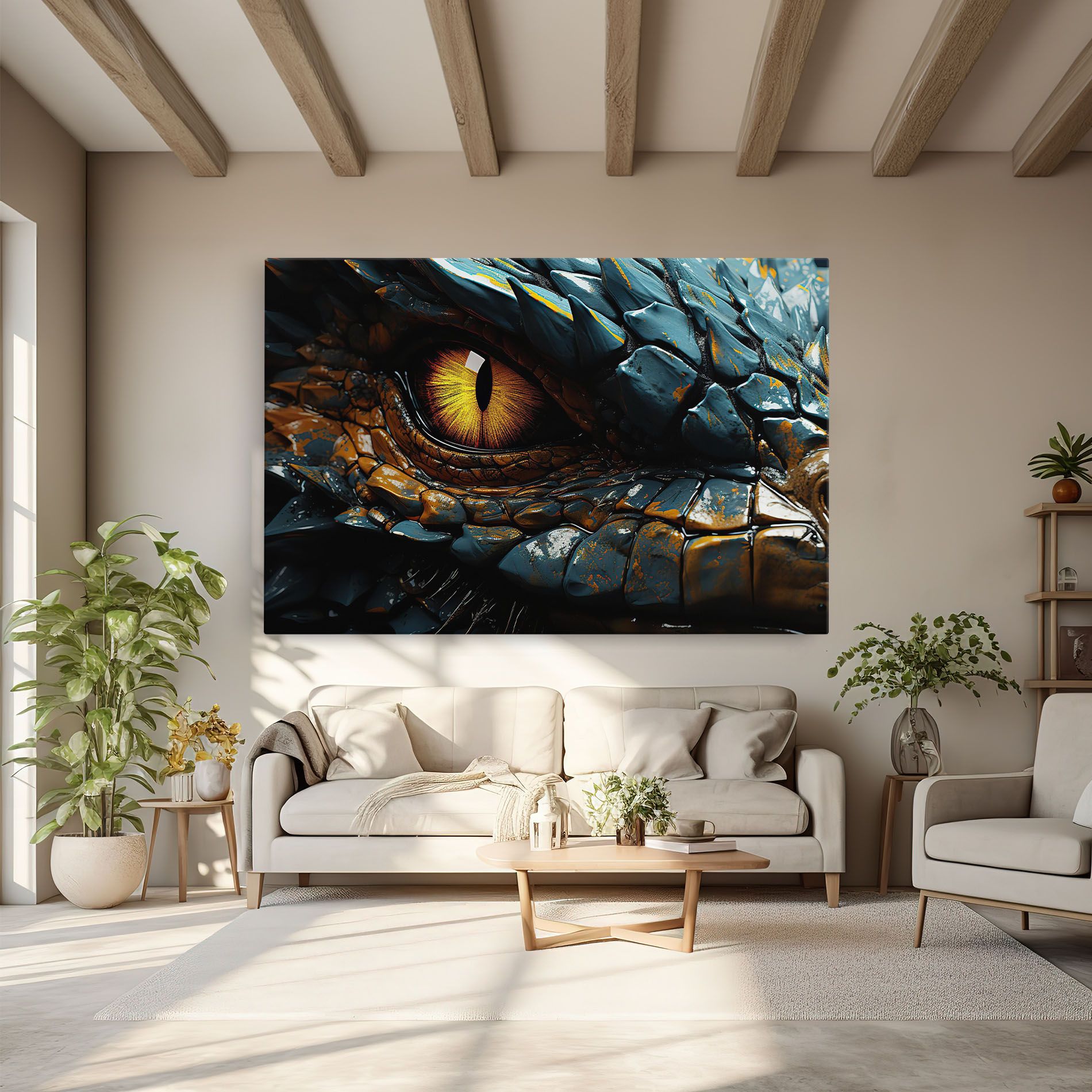 Yellow Dragon Eye mockup 6