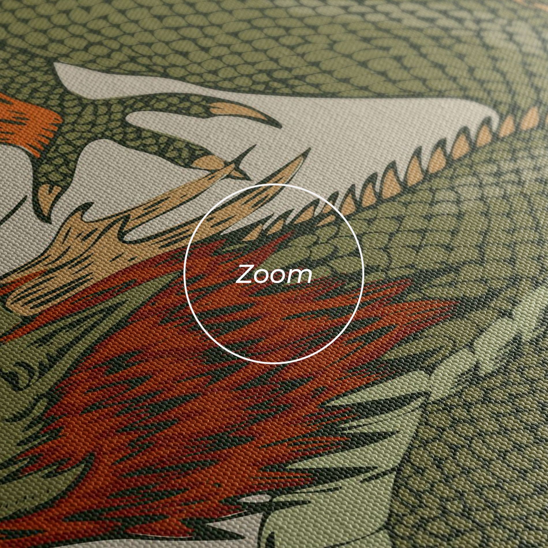 Chinese Dragon Green mockup 3