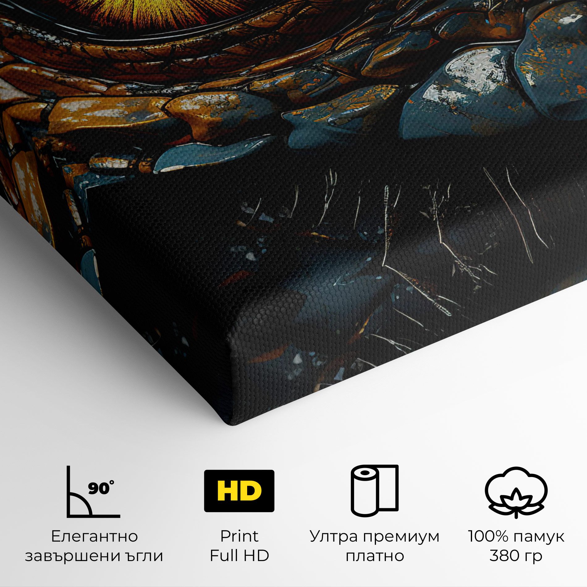 Yellow Dragon Eye mockup 4