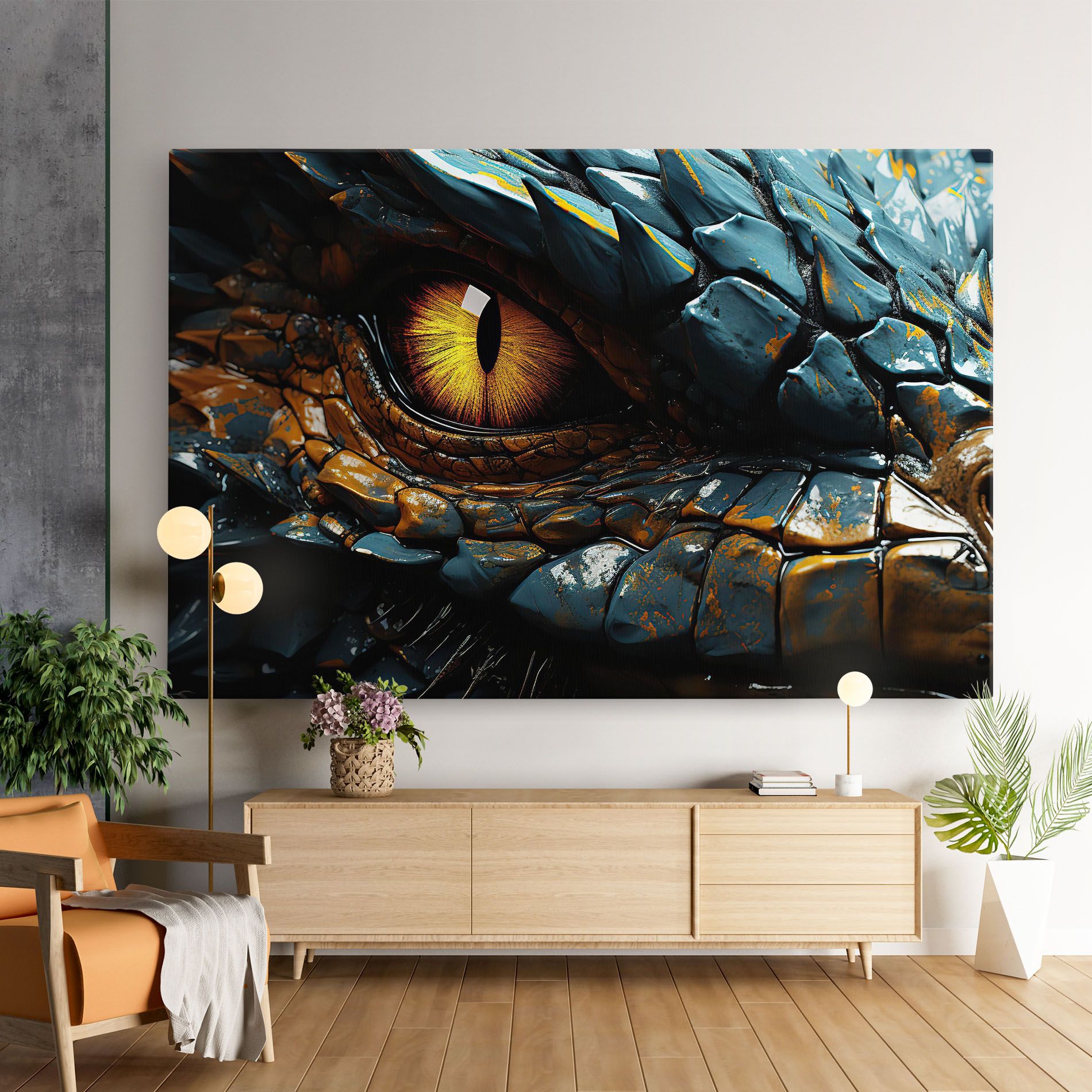 Yellow Dragon Eye mockup 9