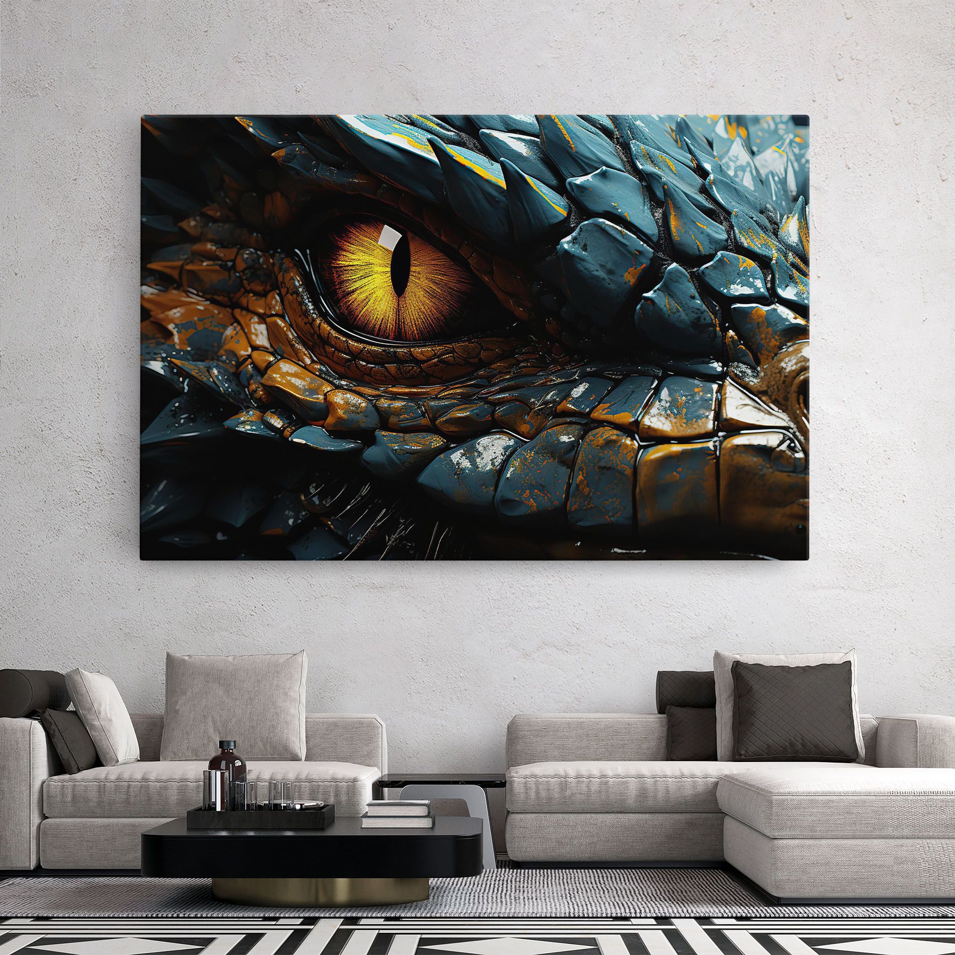 Yellow Dragon Eye mockup 2