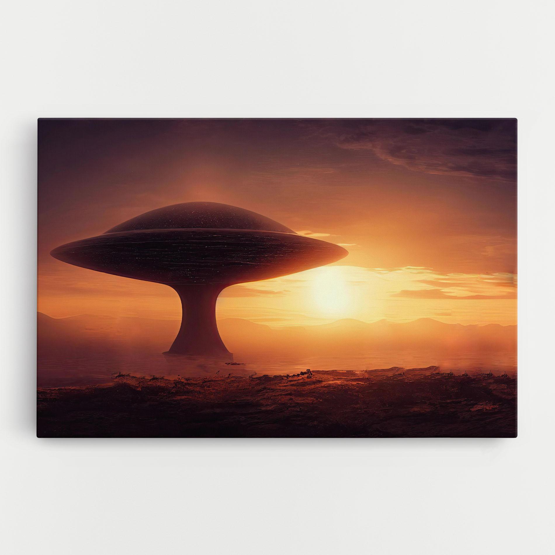 Картина на платно Fantasy Science Fiction mockup 0