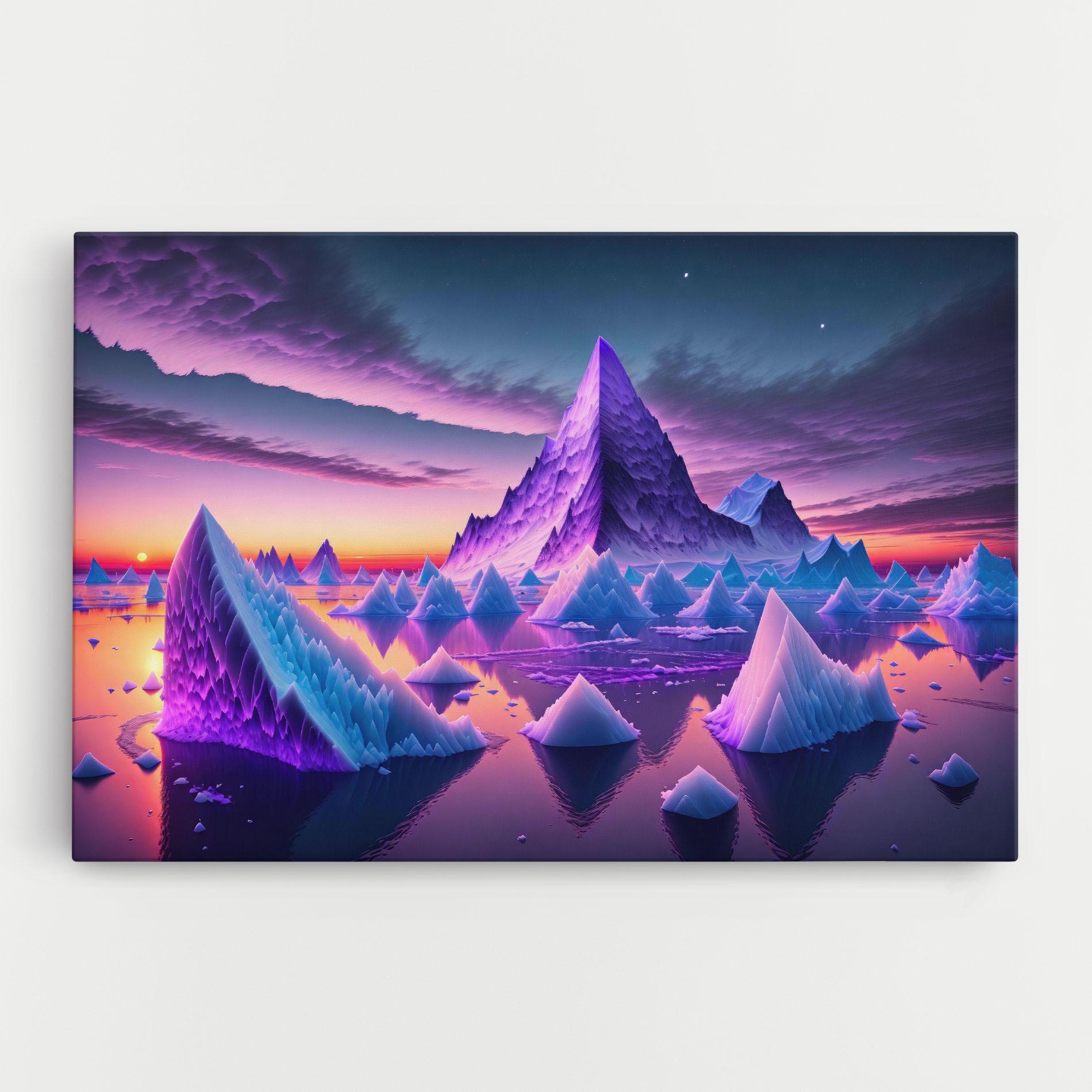 Картина на платно Floating Iceberg mockup 0