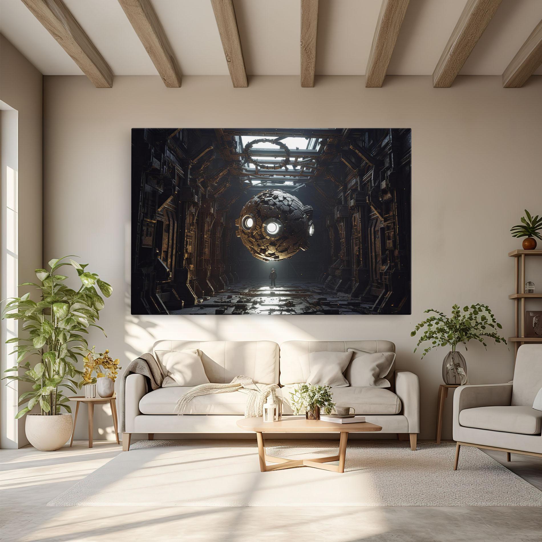 Картина на платно Cryptic Art mockup 6