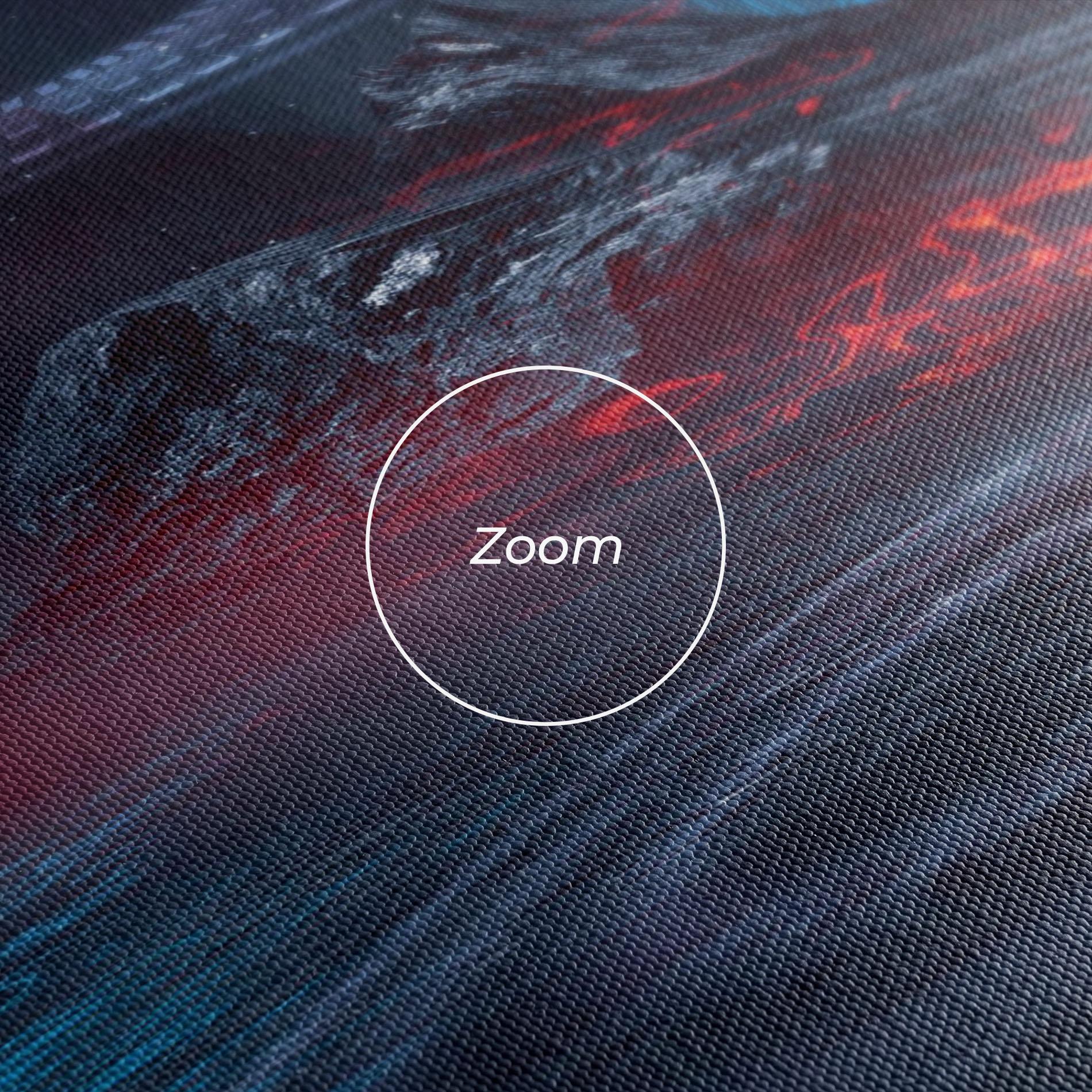 Картина на платно Neon Space Galaxy mockup 3