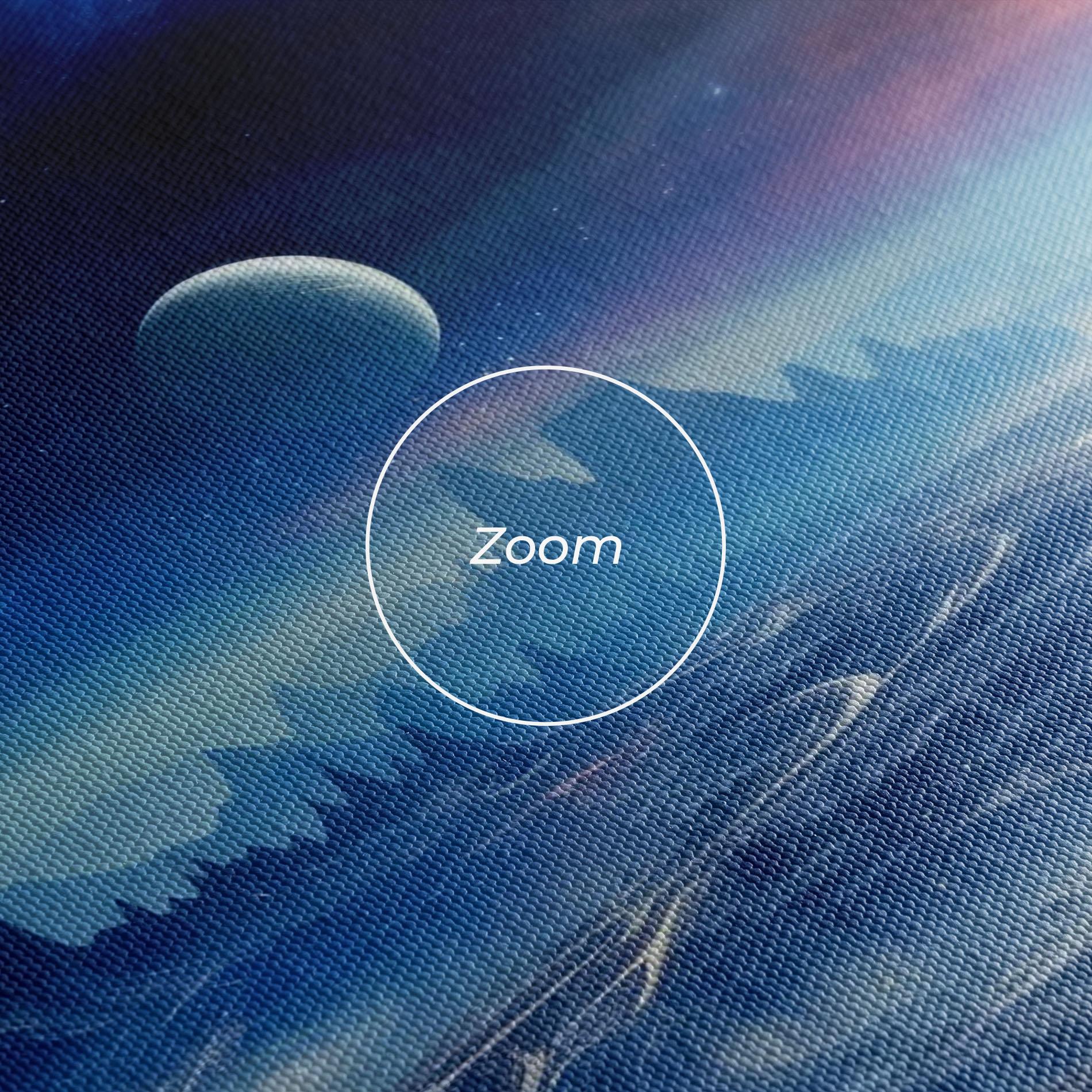 Картина на платно Planets And Stars mockup 3