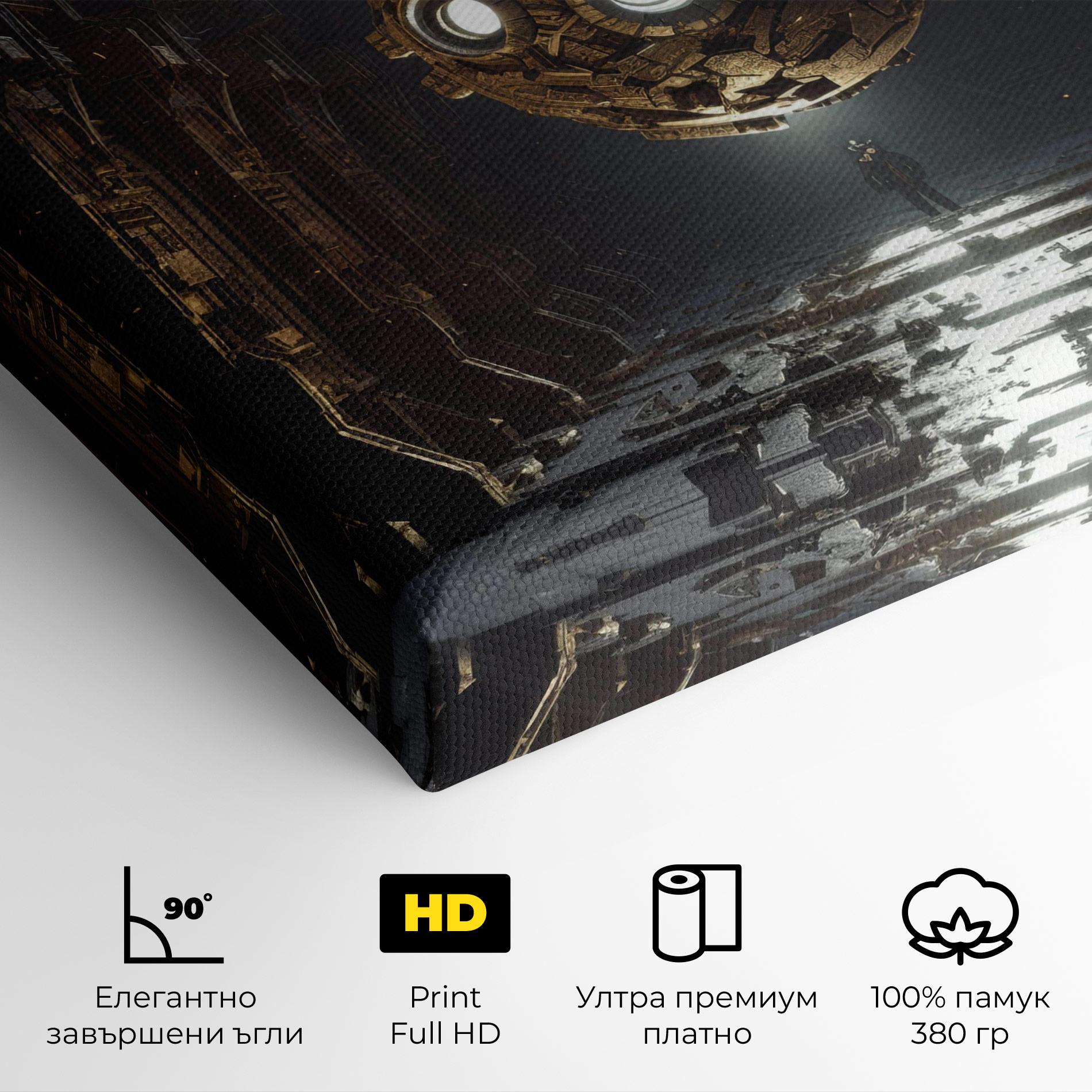 Картина на платно Cryptic Art mockup 4