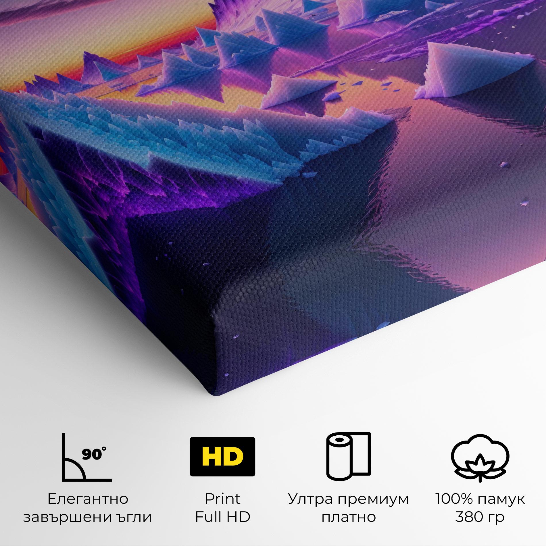 Картина на платно Floating Iceberg mockup 4