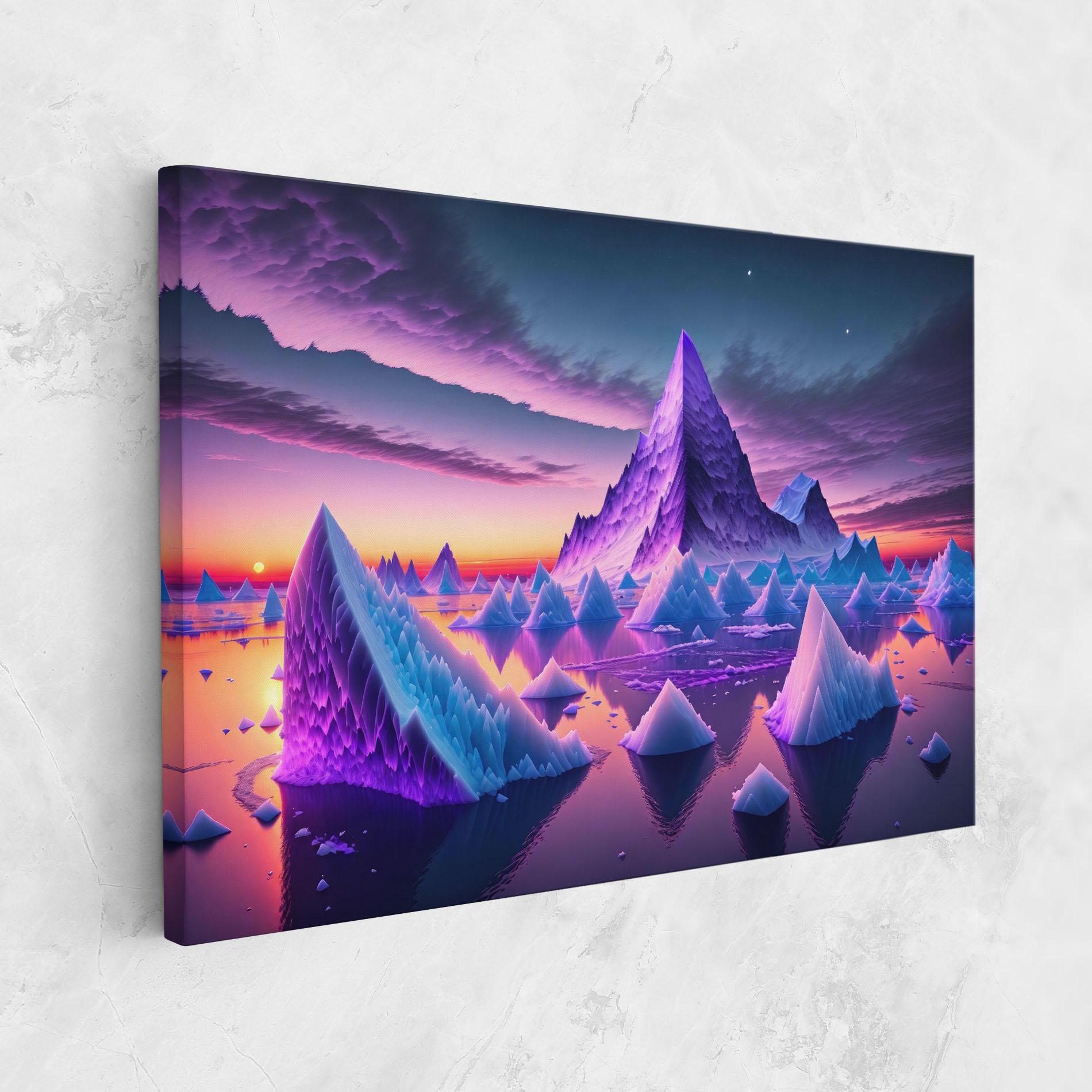 Картина на платно Floating Iceberg mockup 1