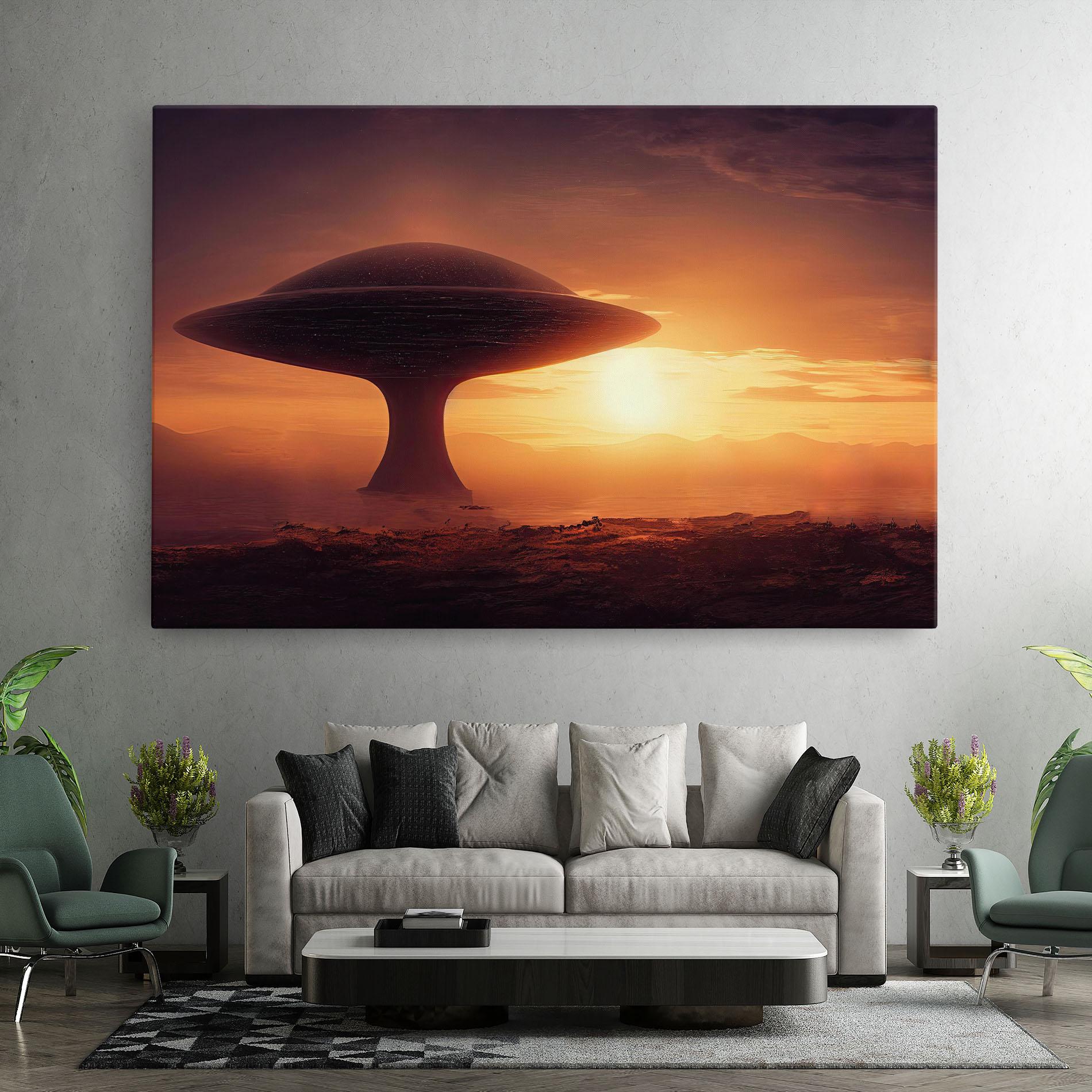 Картина на платно Fantasy Science Fiction mockup 7