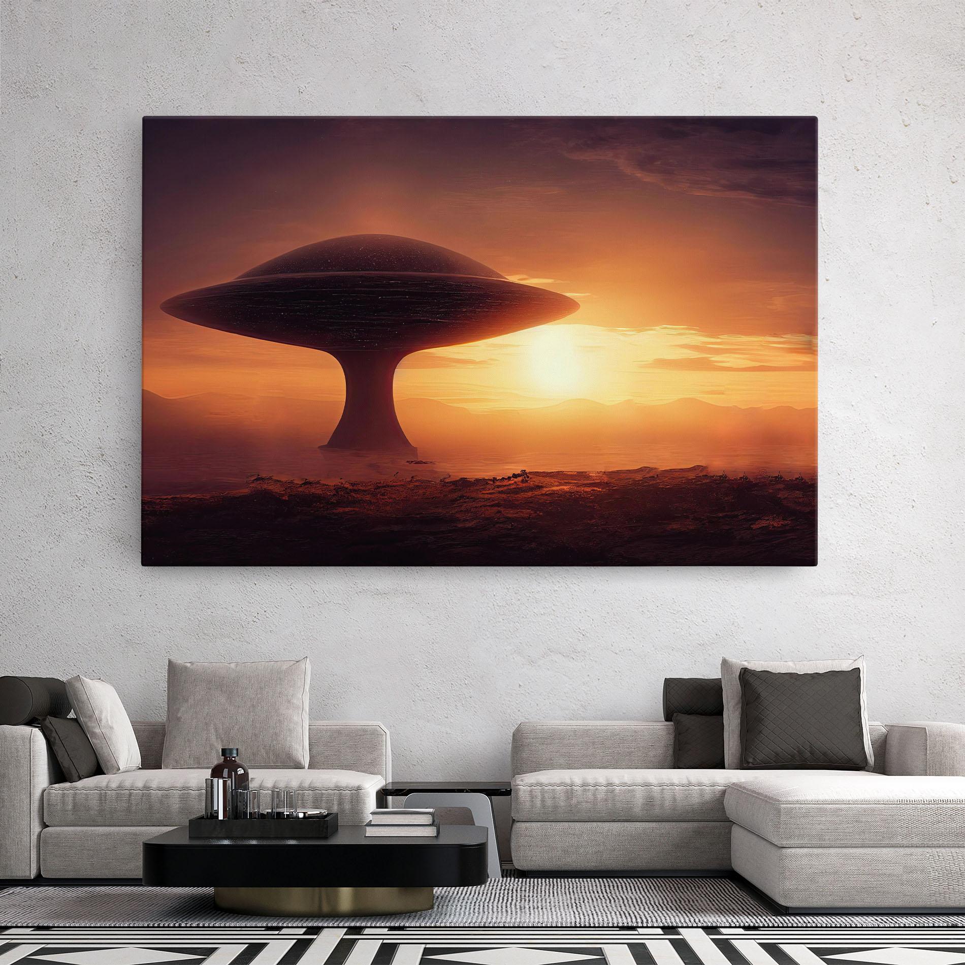 Картина на платно Fantasy Science Fiction mockup 2