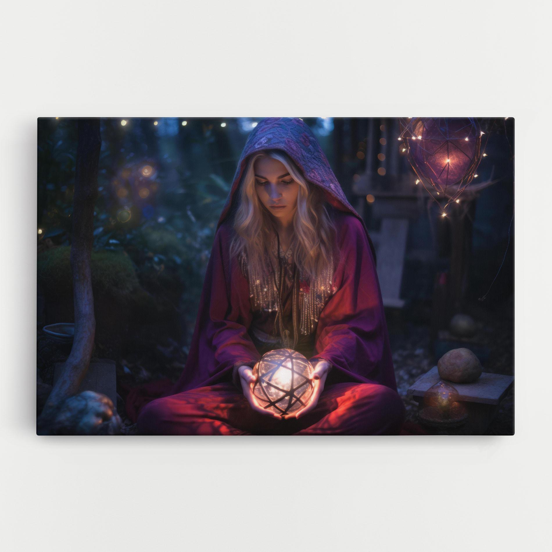 Картина на платно Garden Witch mockup 0