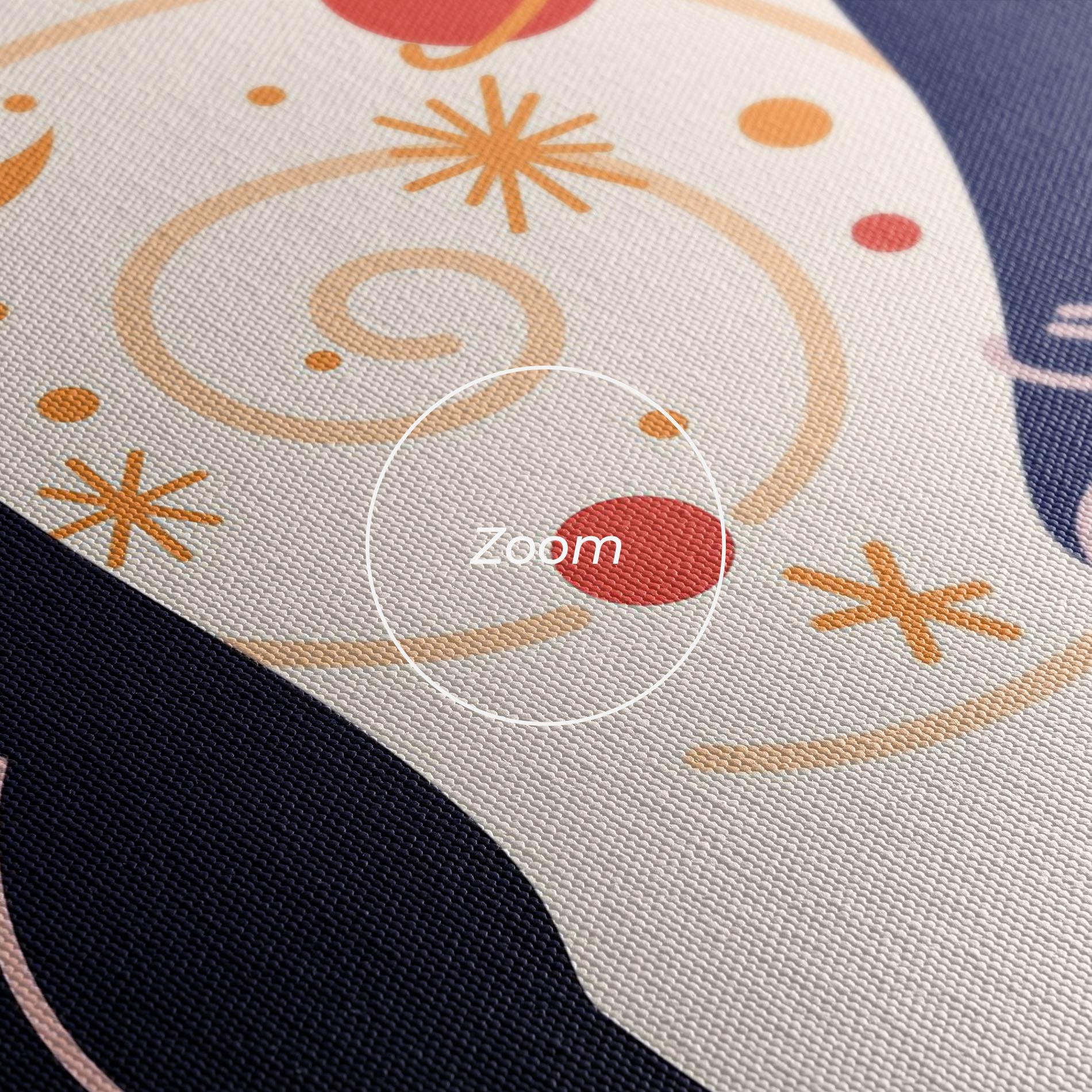 Картина на платно Magic Purple Hands mockup 3