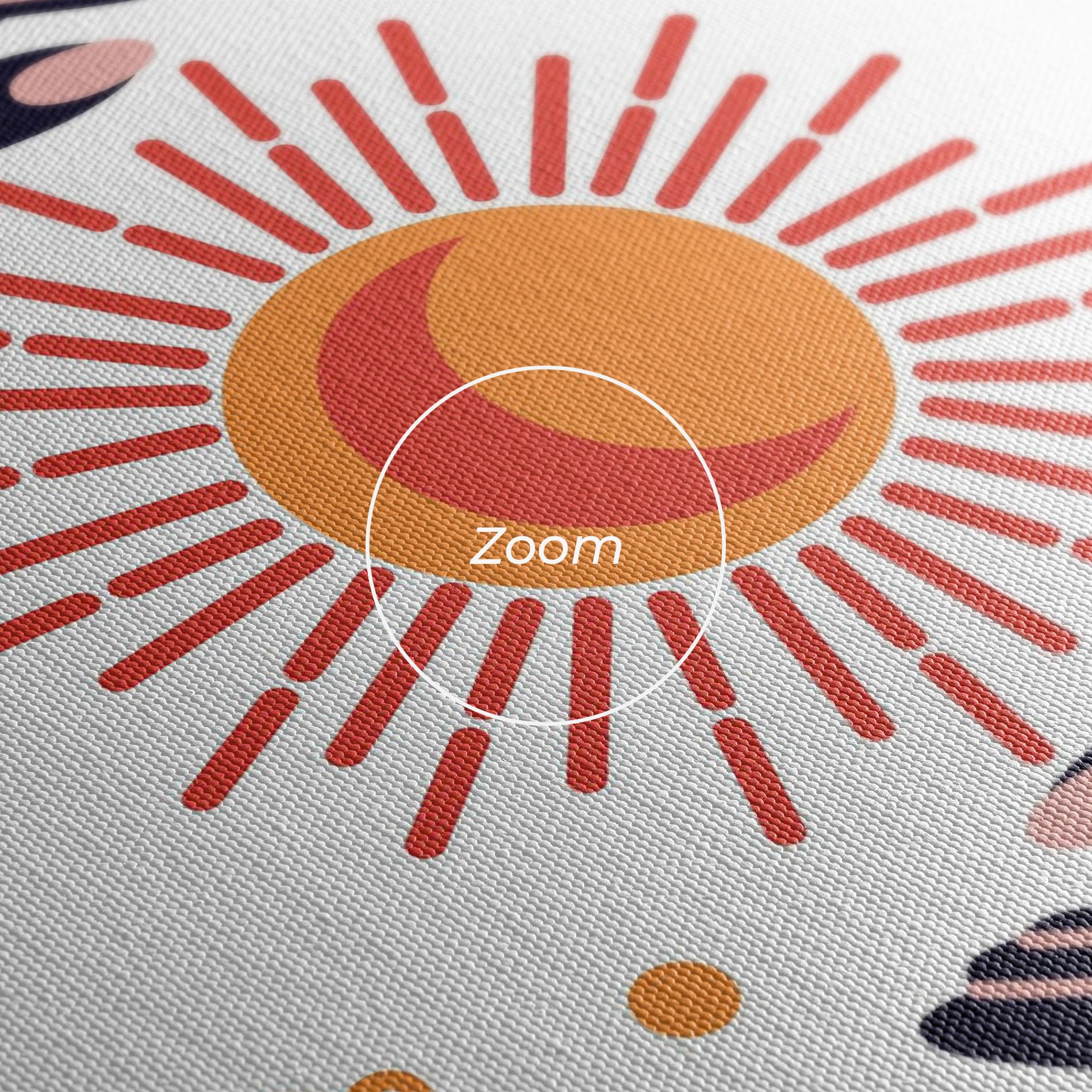 Картина на платно Purple Magic Hands mockup 3