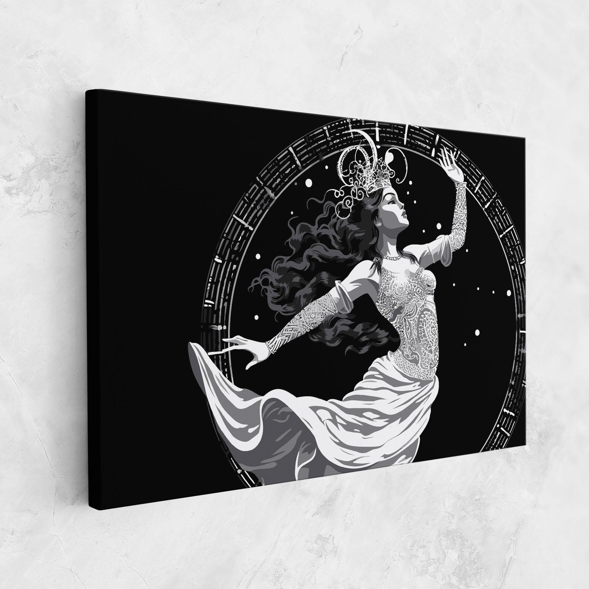 Картина на платно Beautiful Witch mockup 1