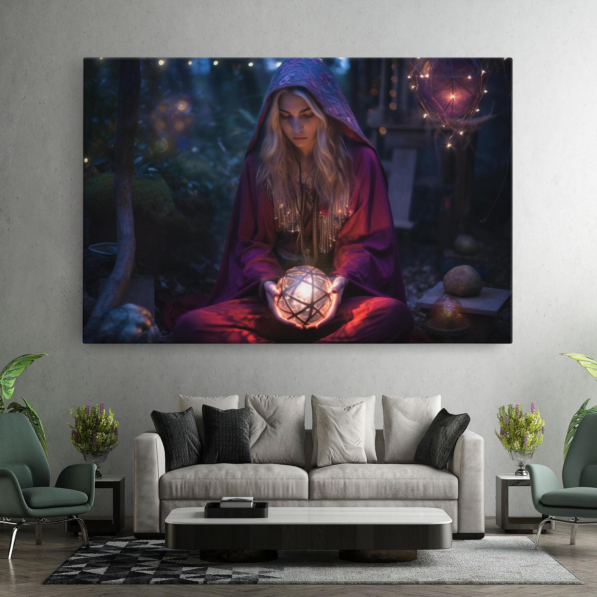 Картина на платно Garden Witch mockup 7