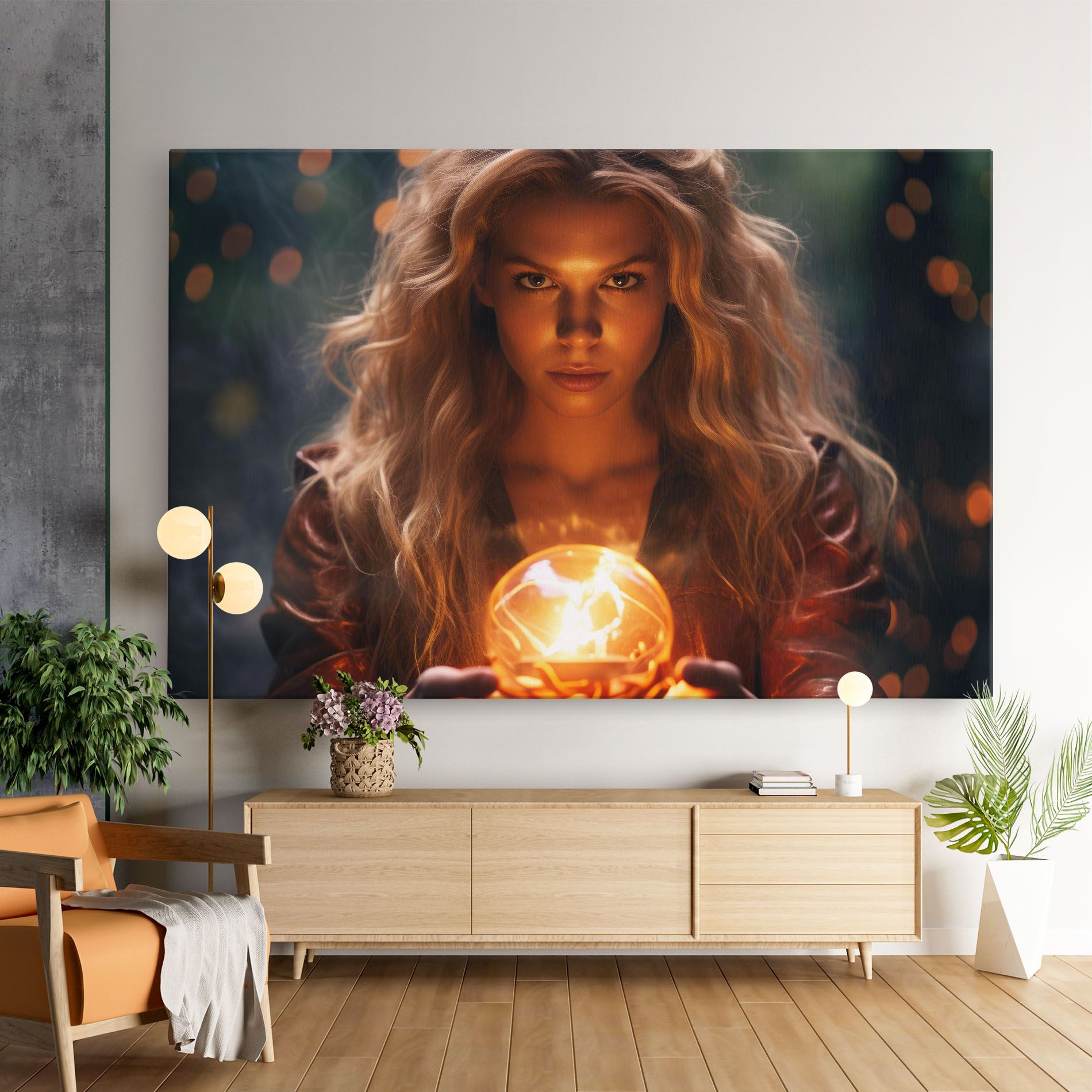 Beautiful Woman Witch mockup 9