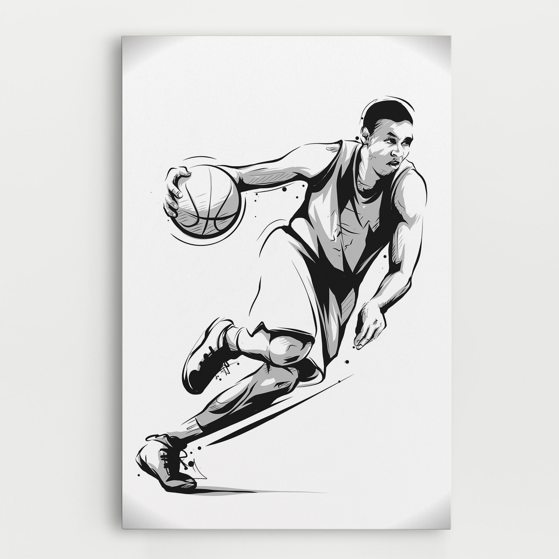 Basketball Player Line mockup 0