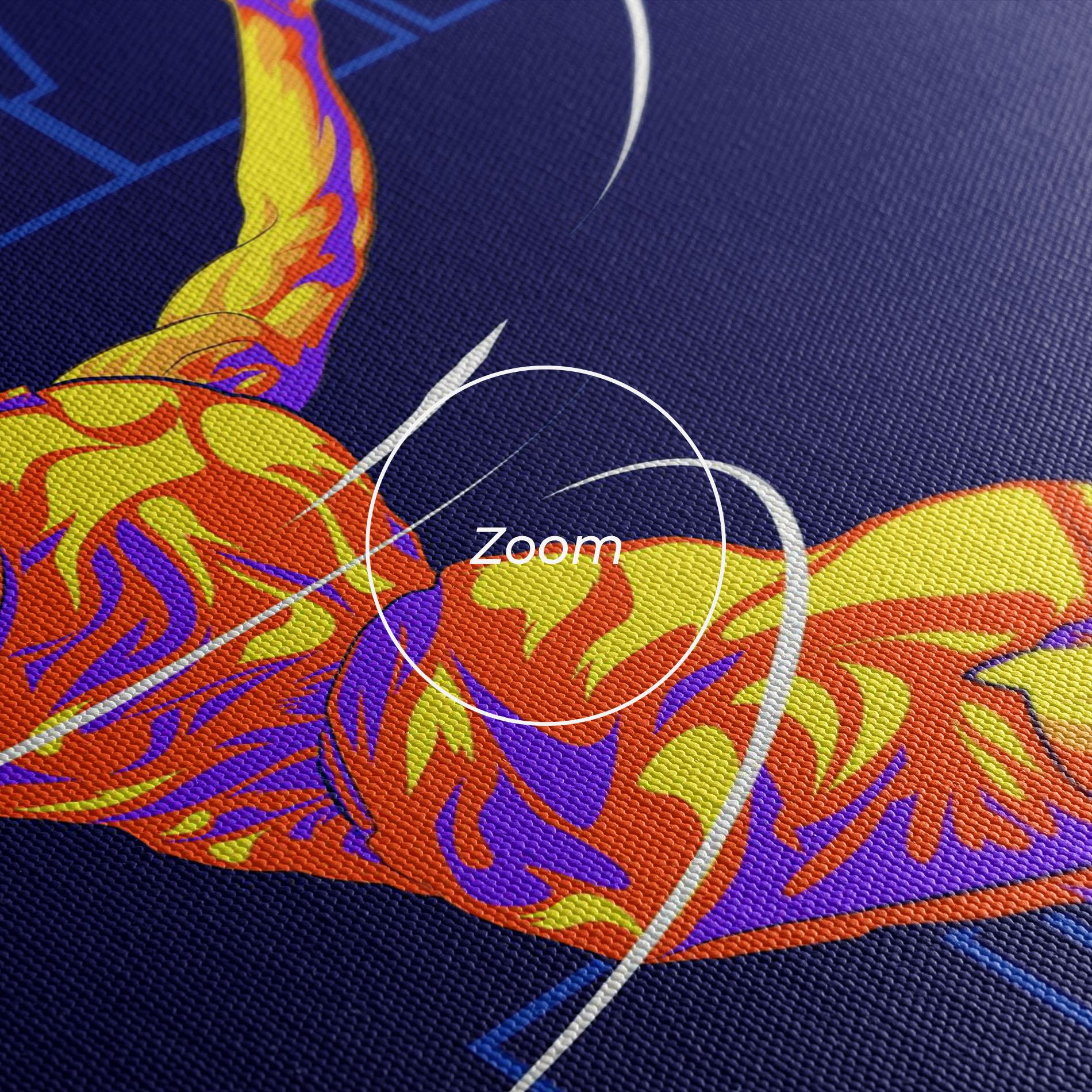 Картина на платно Basketball Blue mockup 3