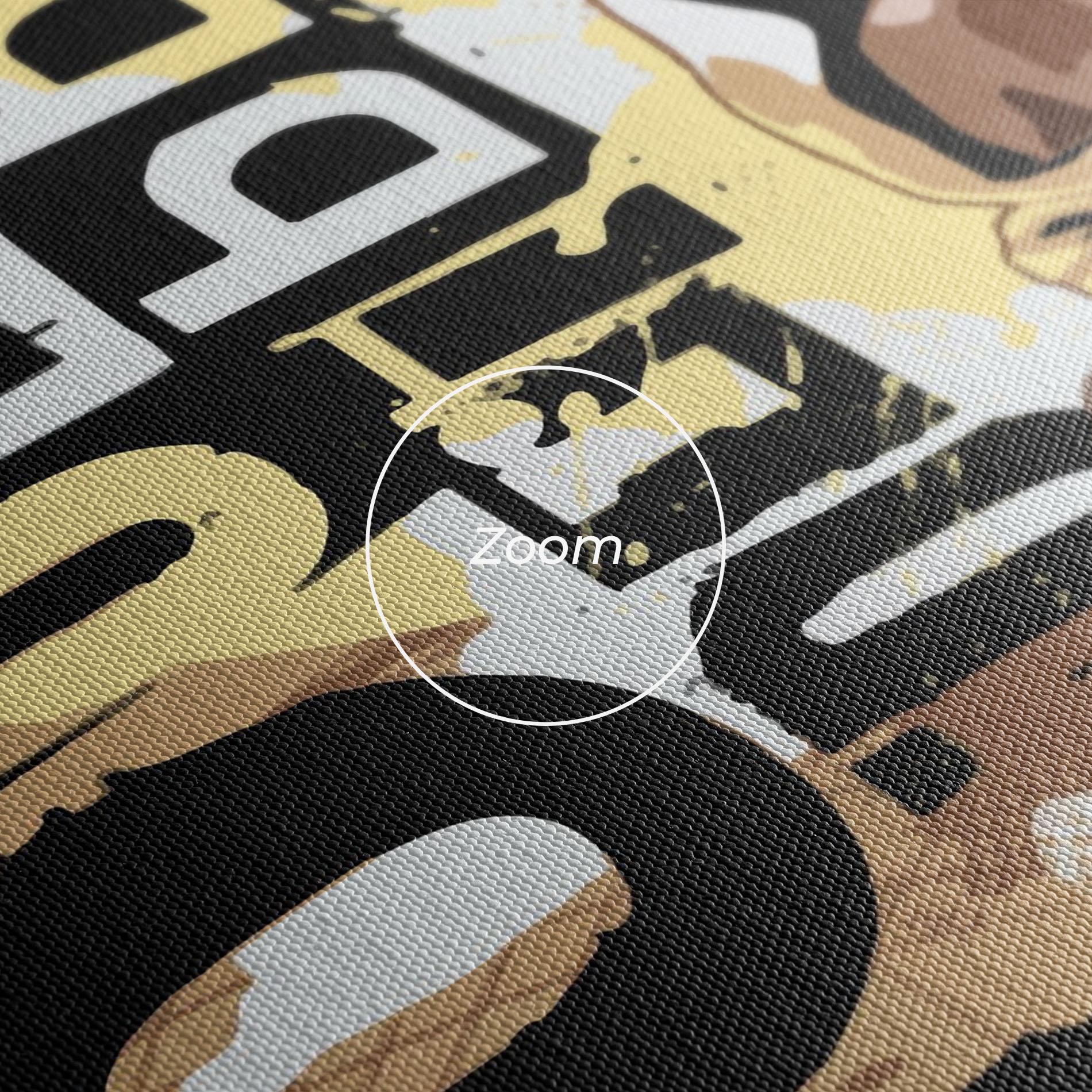 Картина на платно Double Dribble mockup 3