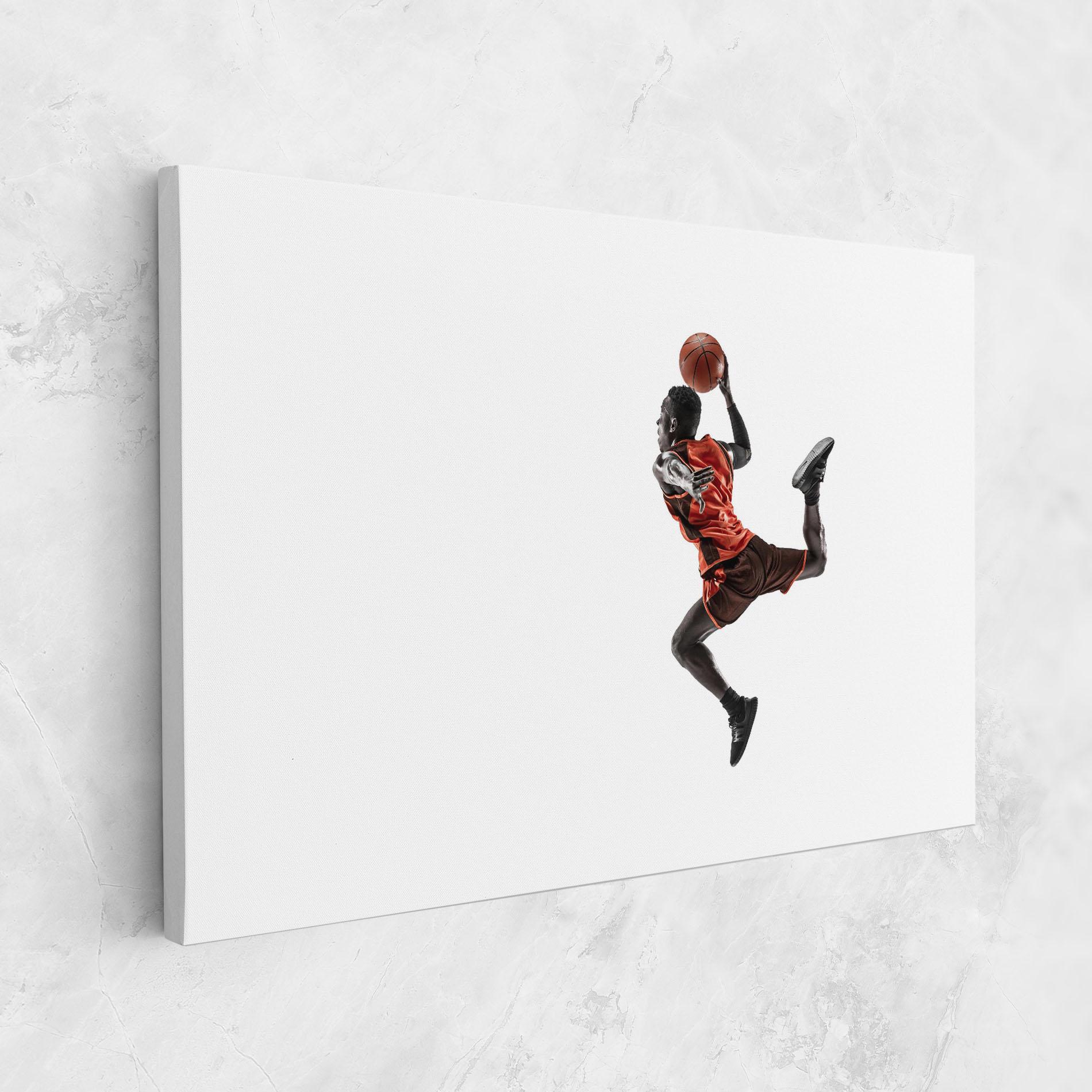 Картина на платно Basketball Player Flying mockup 1
