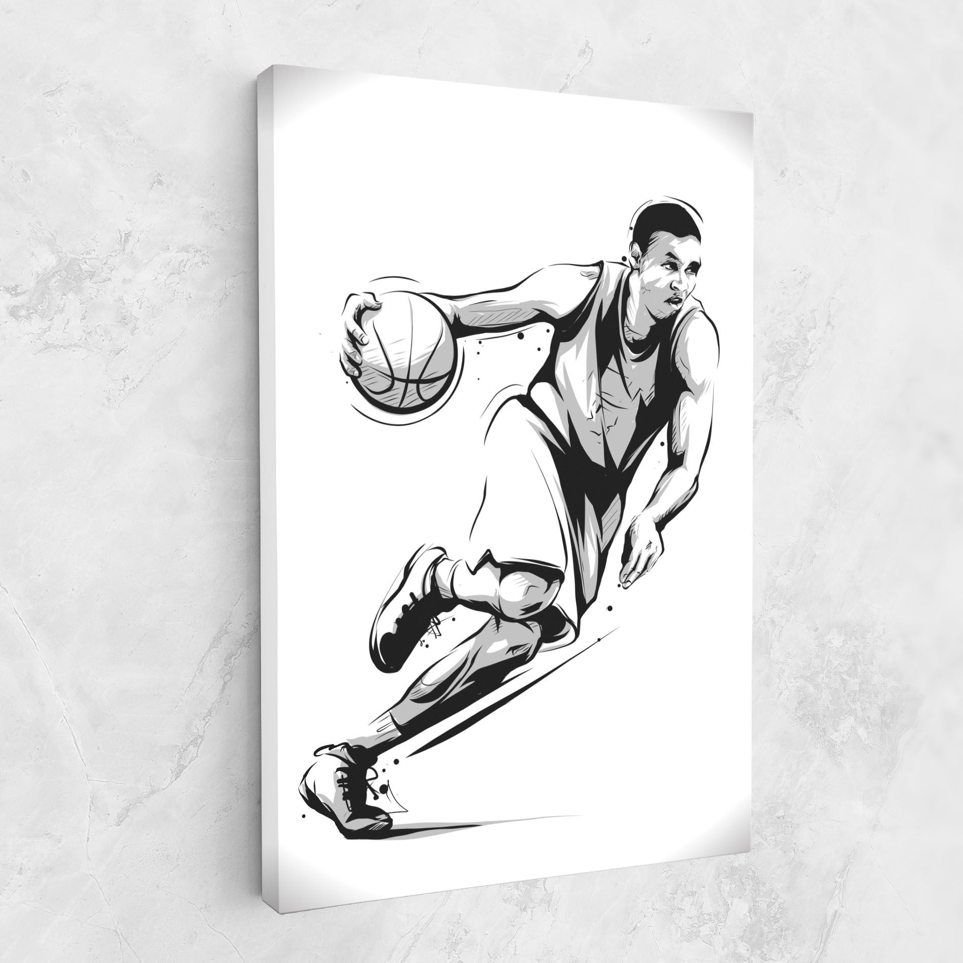 Basketball Player Line mockup 1