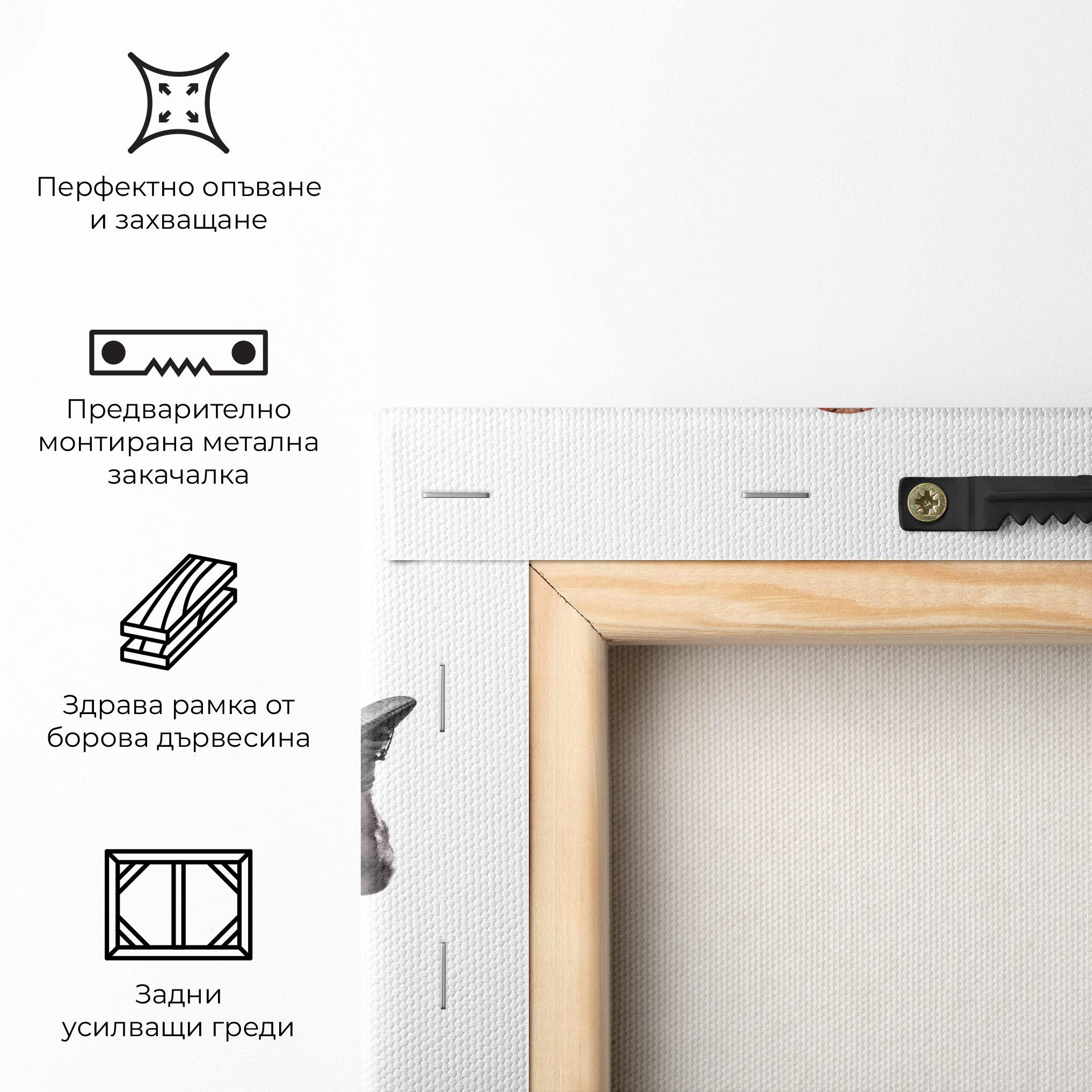 Картина на платно Basketball Player Flying mockup 5