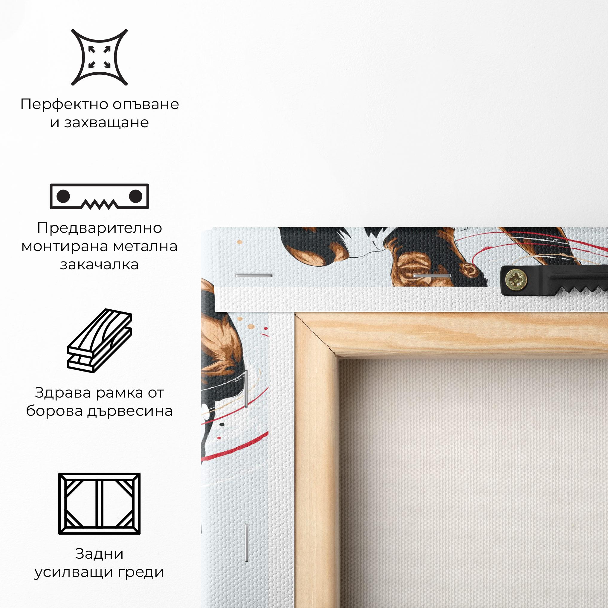 Картина на платно Basketball Shot mockup 5