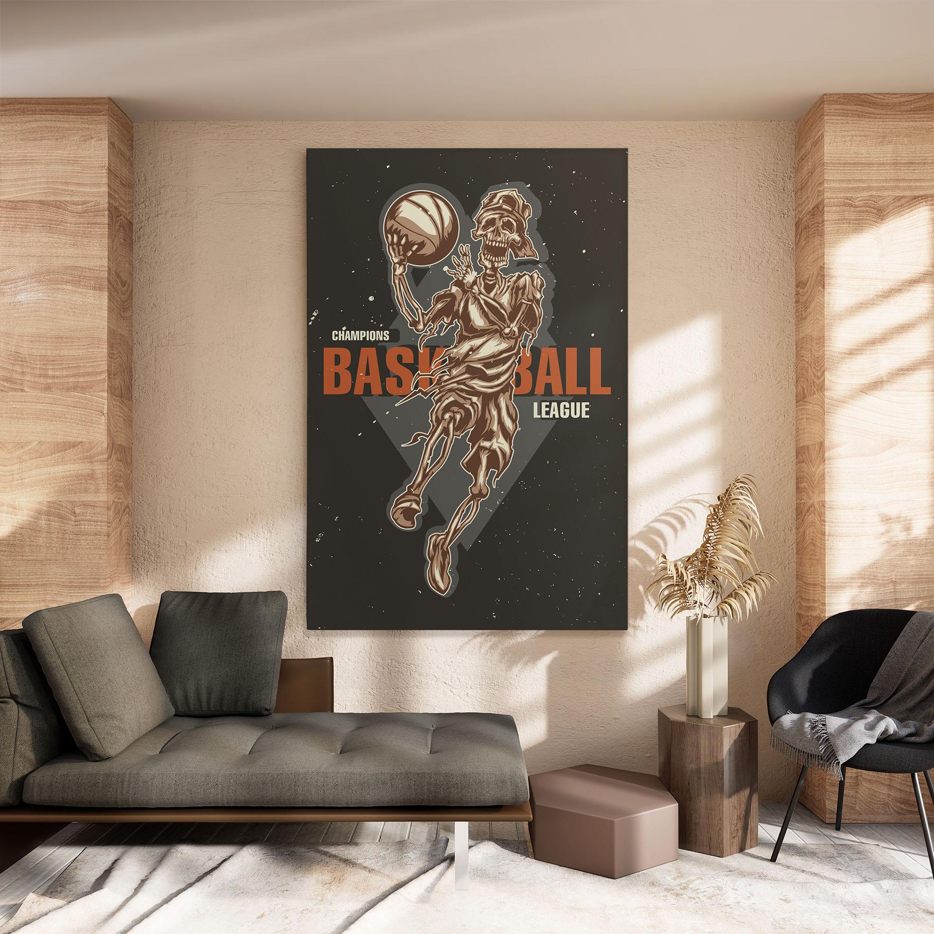 Картина на платно Basketball League mockup 8
