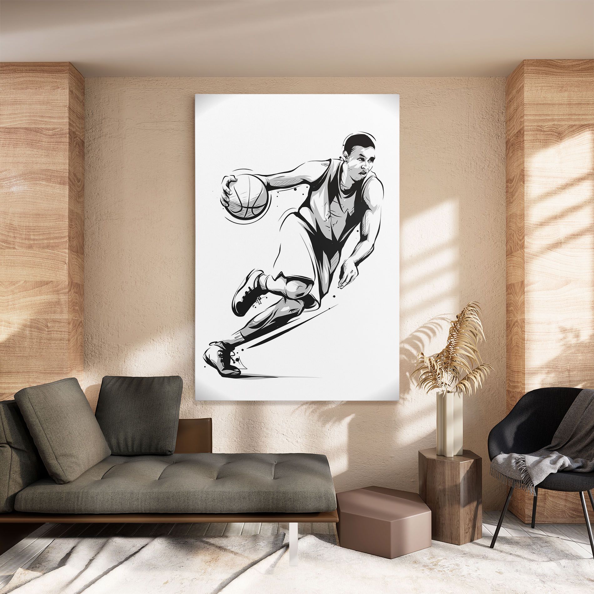 Basketball Player Line mockup 8