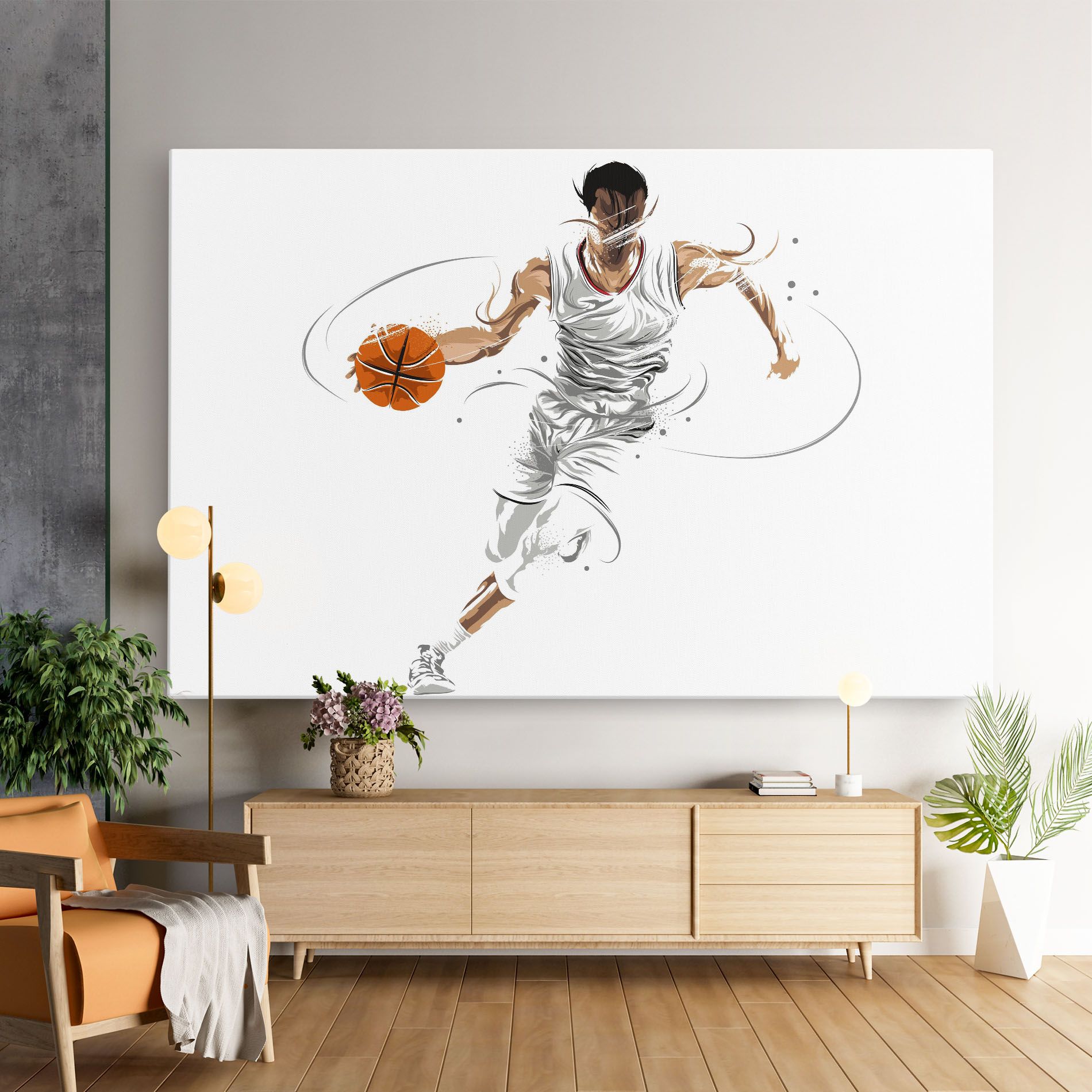 Dribbling Basketbal mockup 9