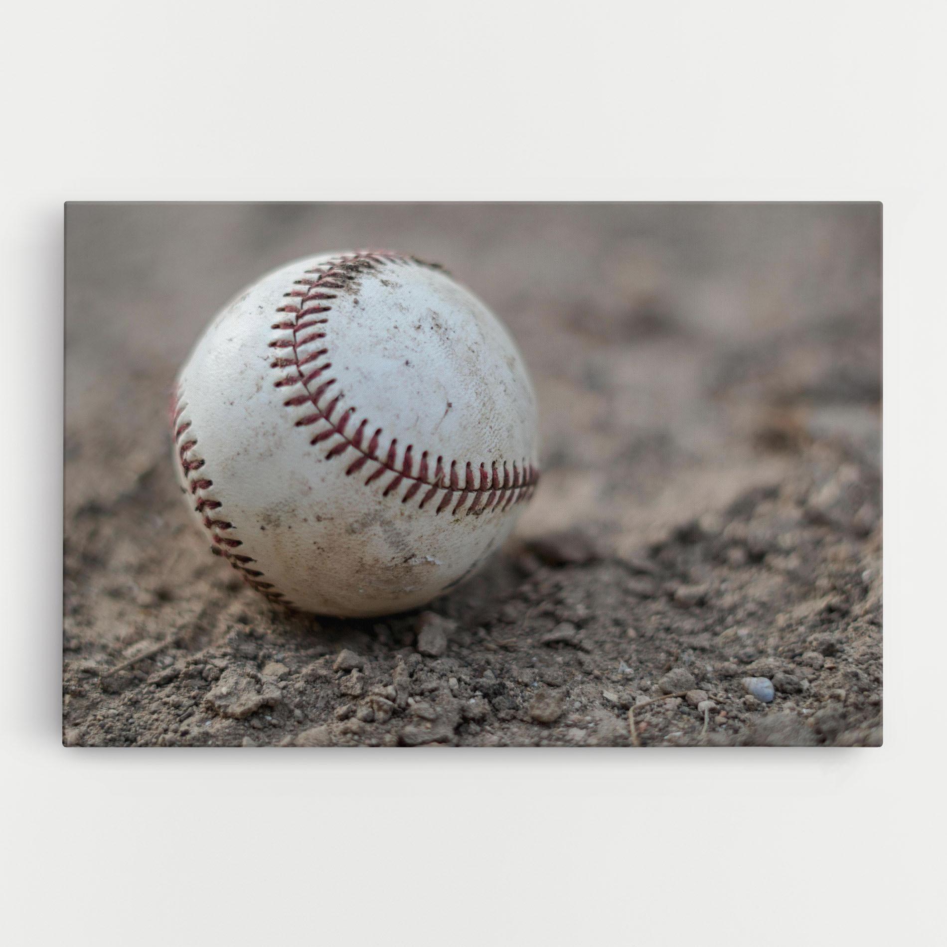 Картина на платно Dusty Baseball Ball mockup 0