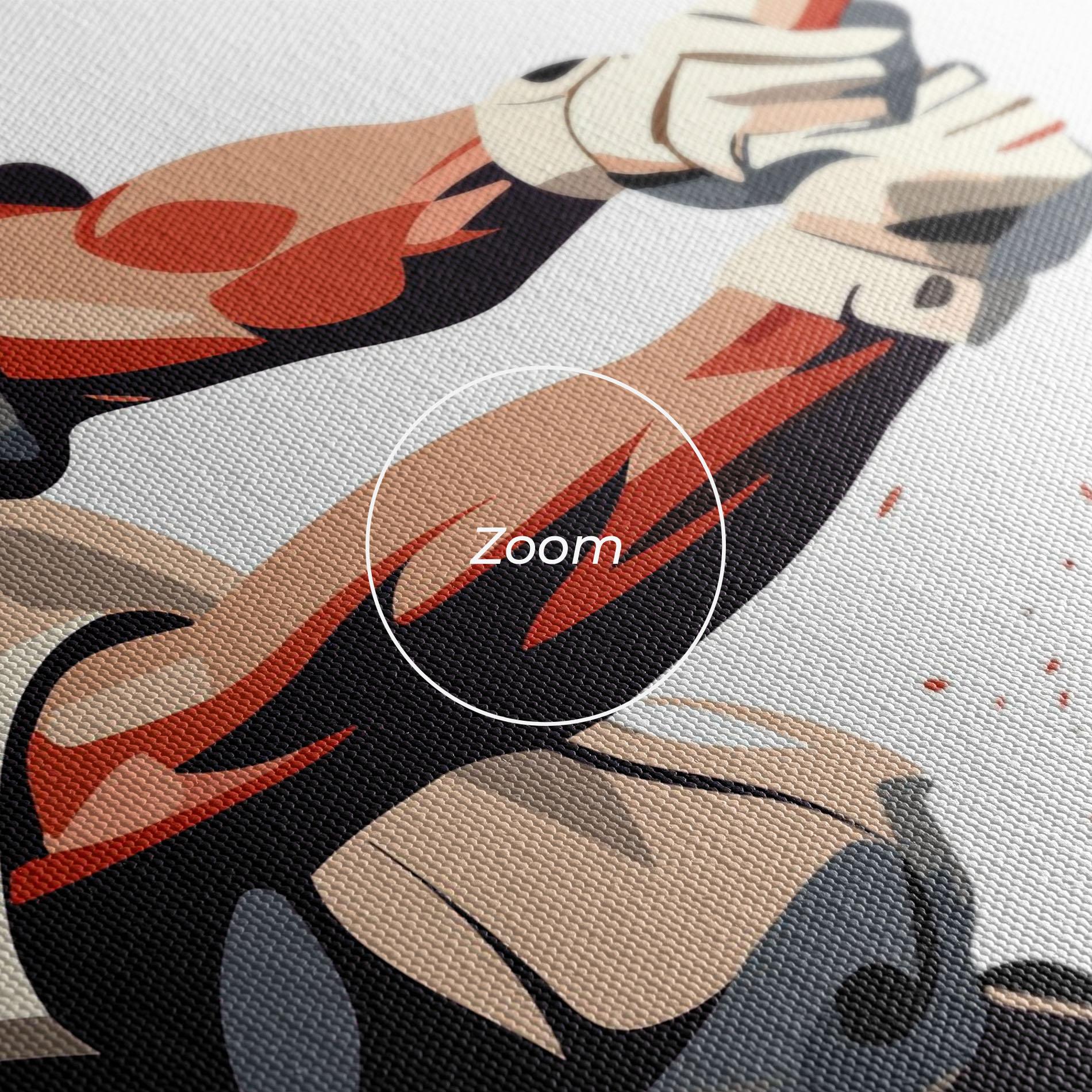 Картина на платно Baseball Red Art mockup 3