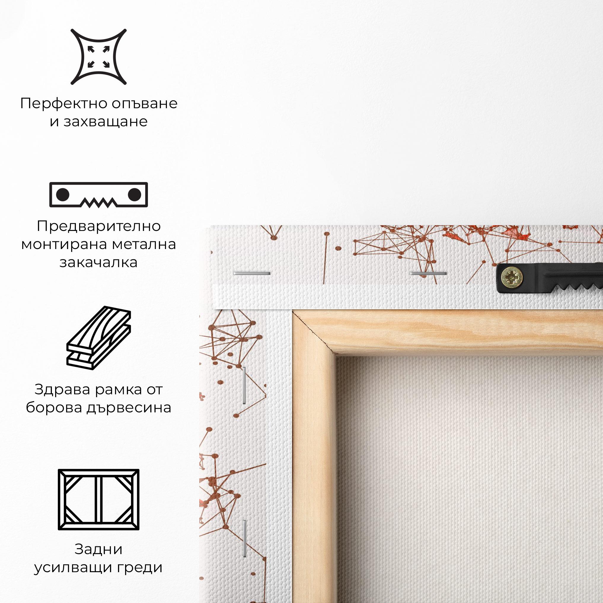 Картина на платно Baseball Line Art mockup 5